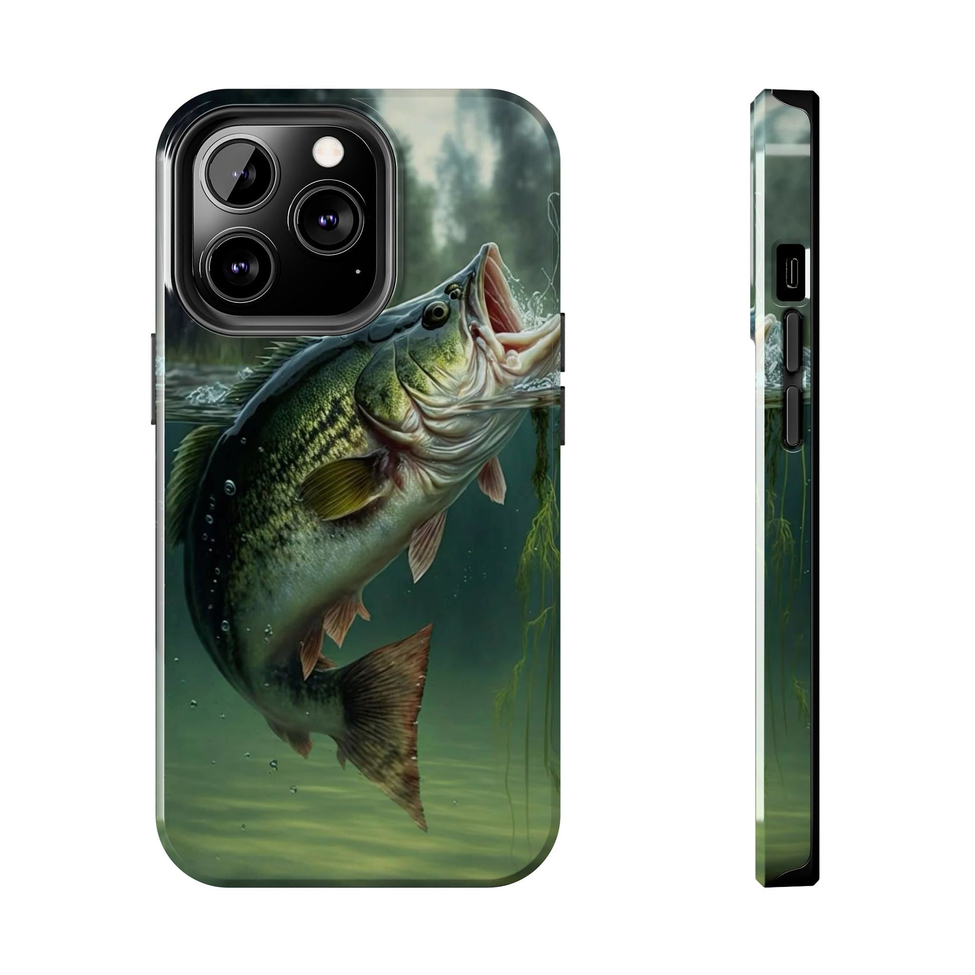 Large Mouth Bass Theme Phone Cases for iPhones & Samsung Phones