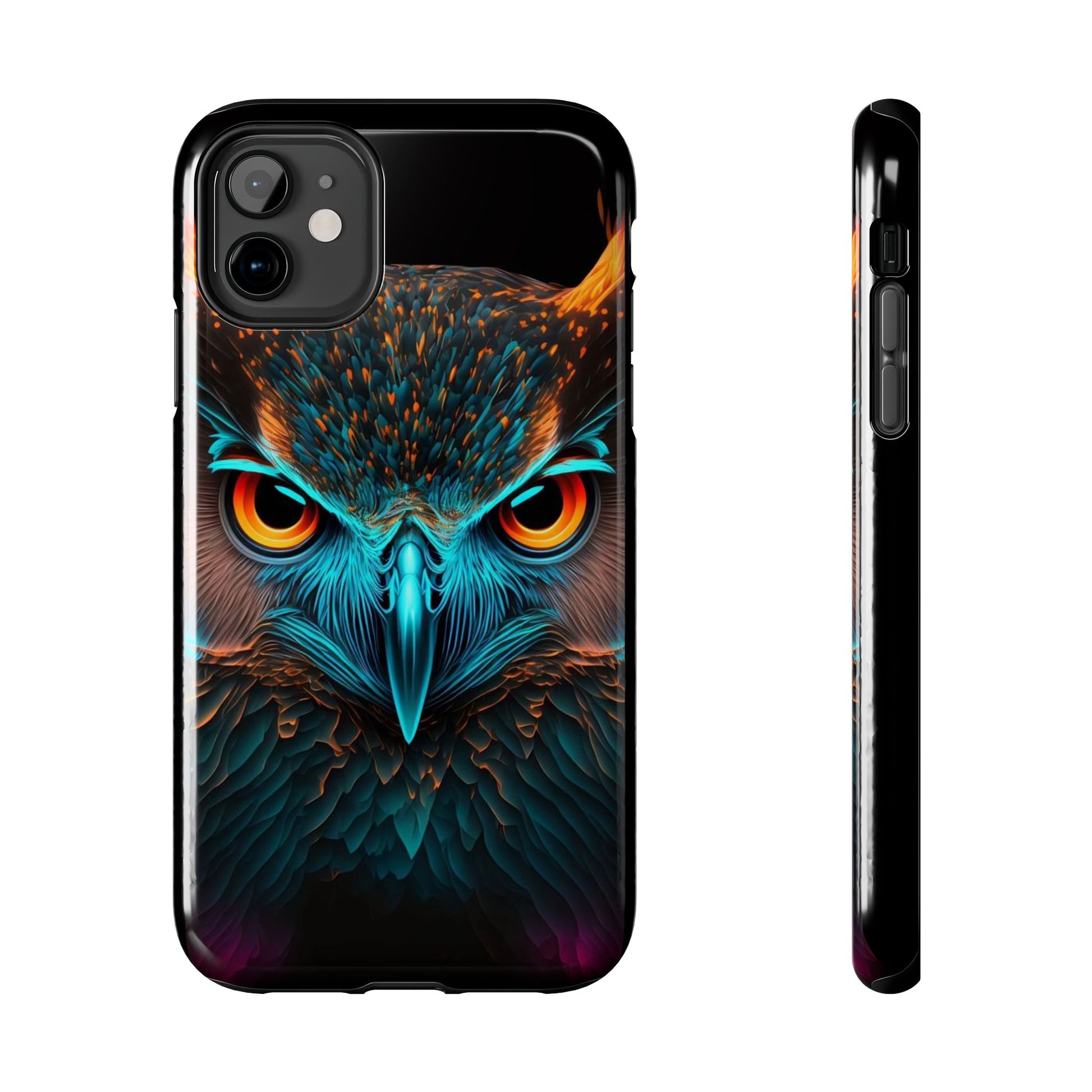 Neon Owl Theme Phone Cases for iPhones & Samsung Phones