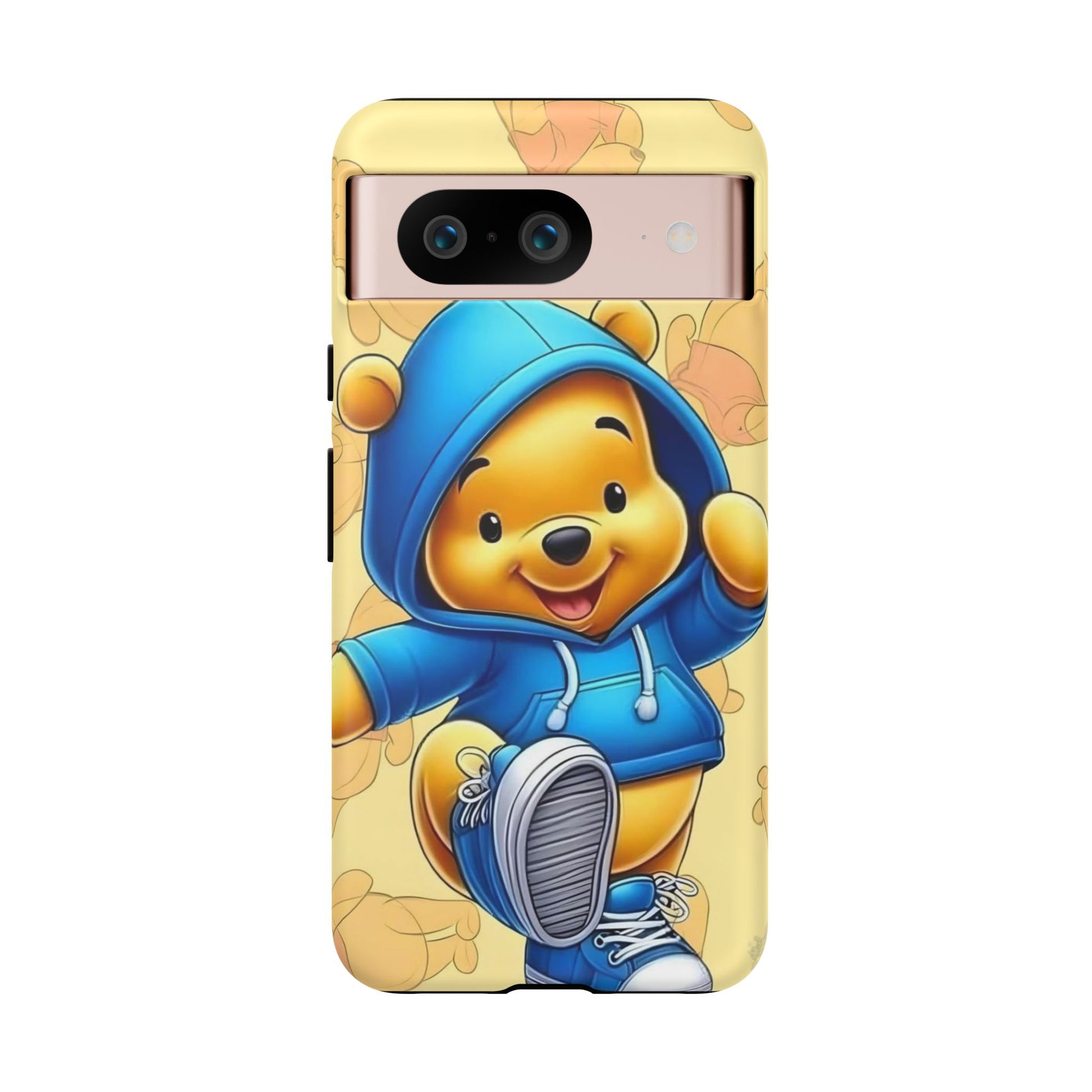 Cute Pooh Bear Phone Case, Tough Case