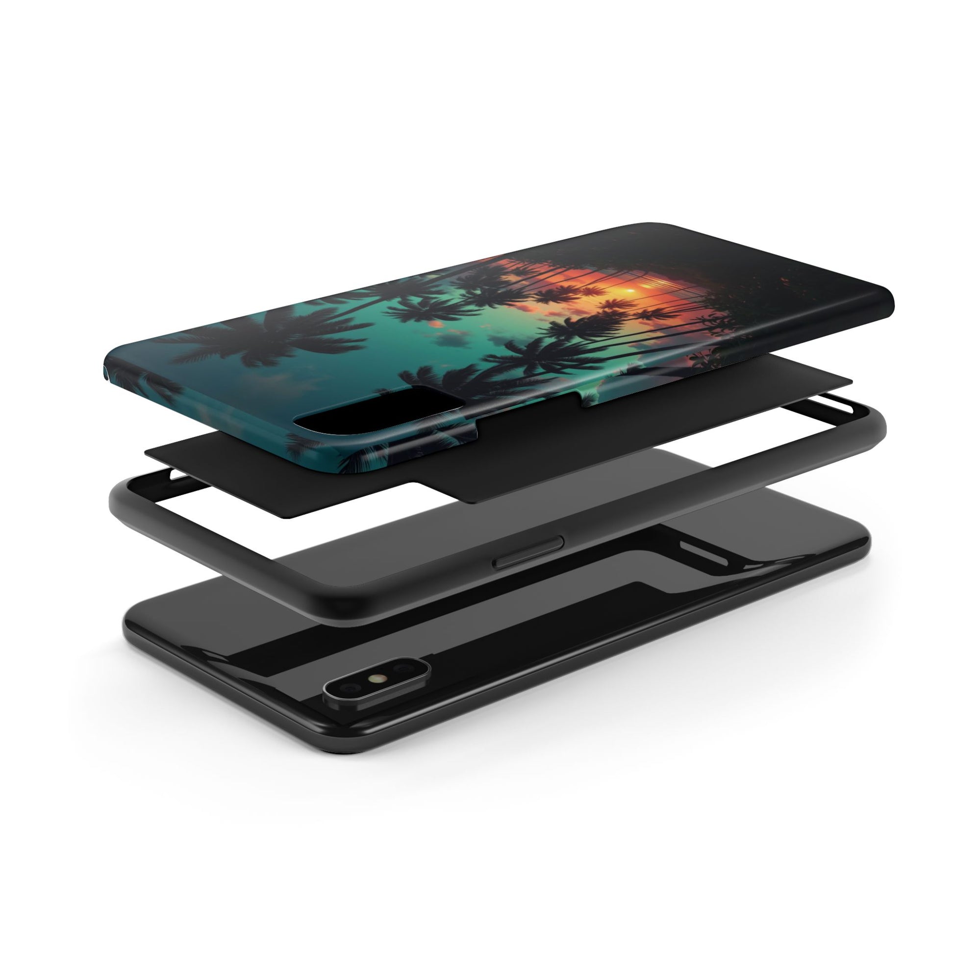 Beach Oasis Themed Tough Phone Cases for Iphones & Samsung Phones