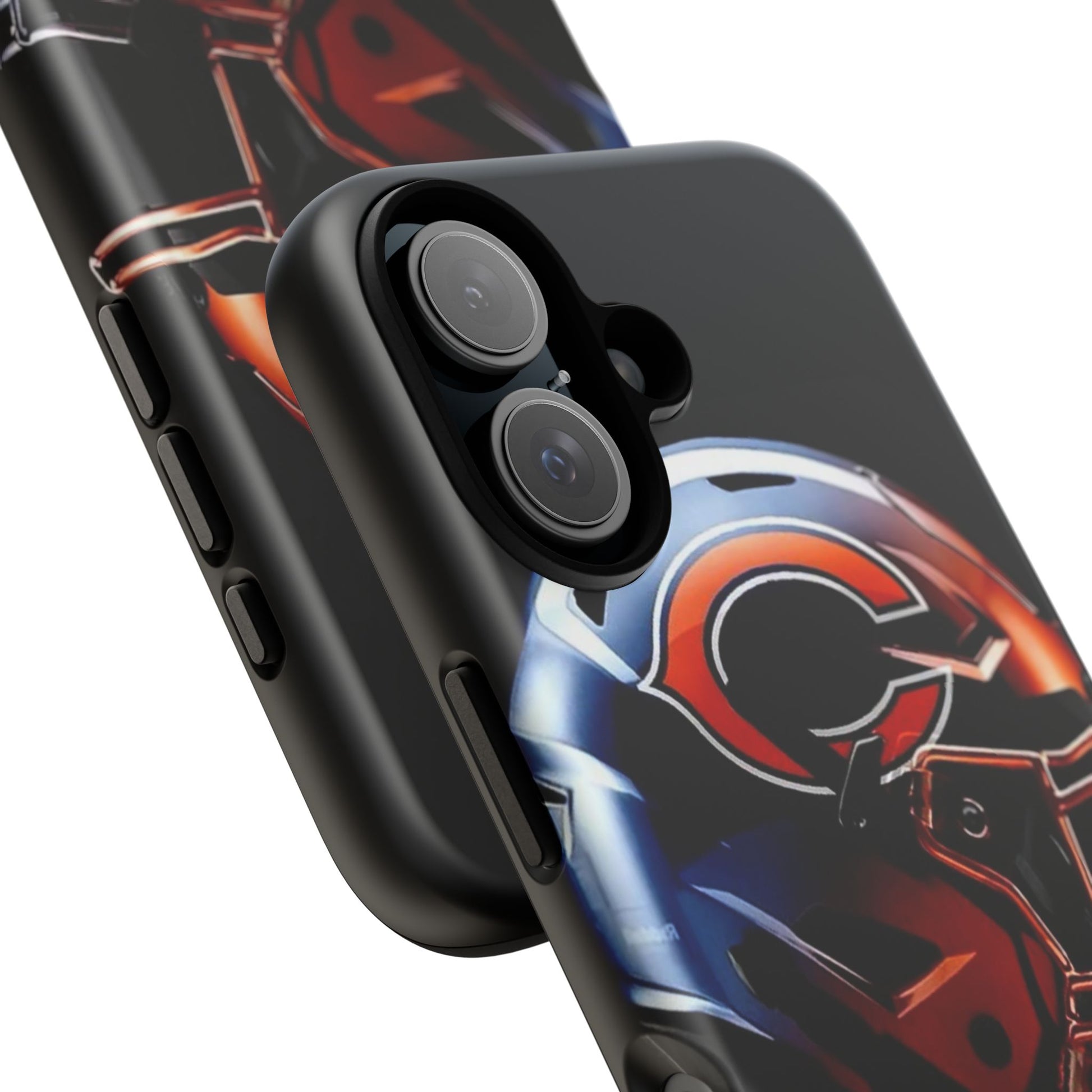 Football Helmet Chicago Bears Phone Case, Tough Cases for iPhones, Samsung, and Pixel