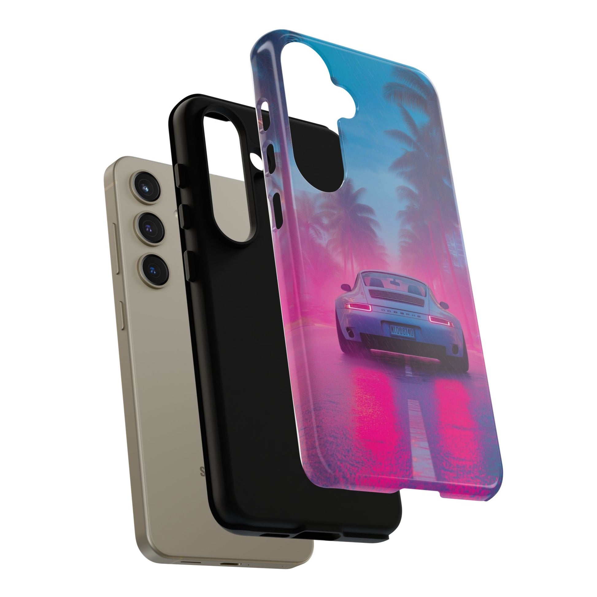 Miami Vice Porsche Phone Case for iPhone, Samsung Galaxy, & Pixel Phones