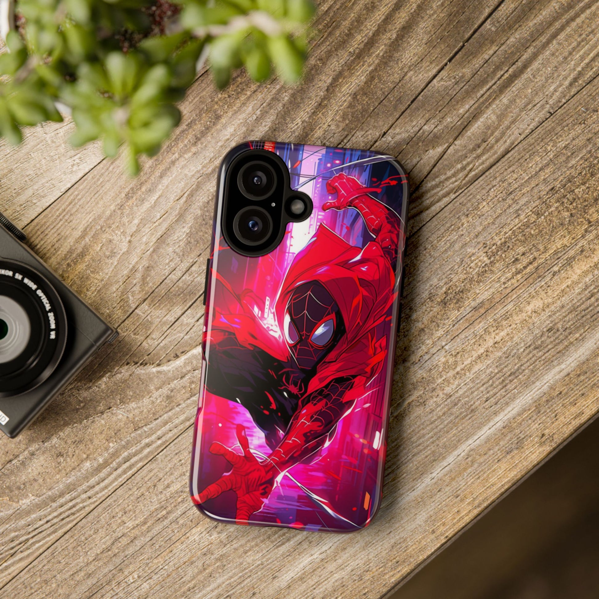 Miles Morales Spiderman Phone Case, Tough Cases for iPhones, Samsung, and Pixel