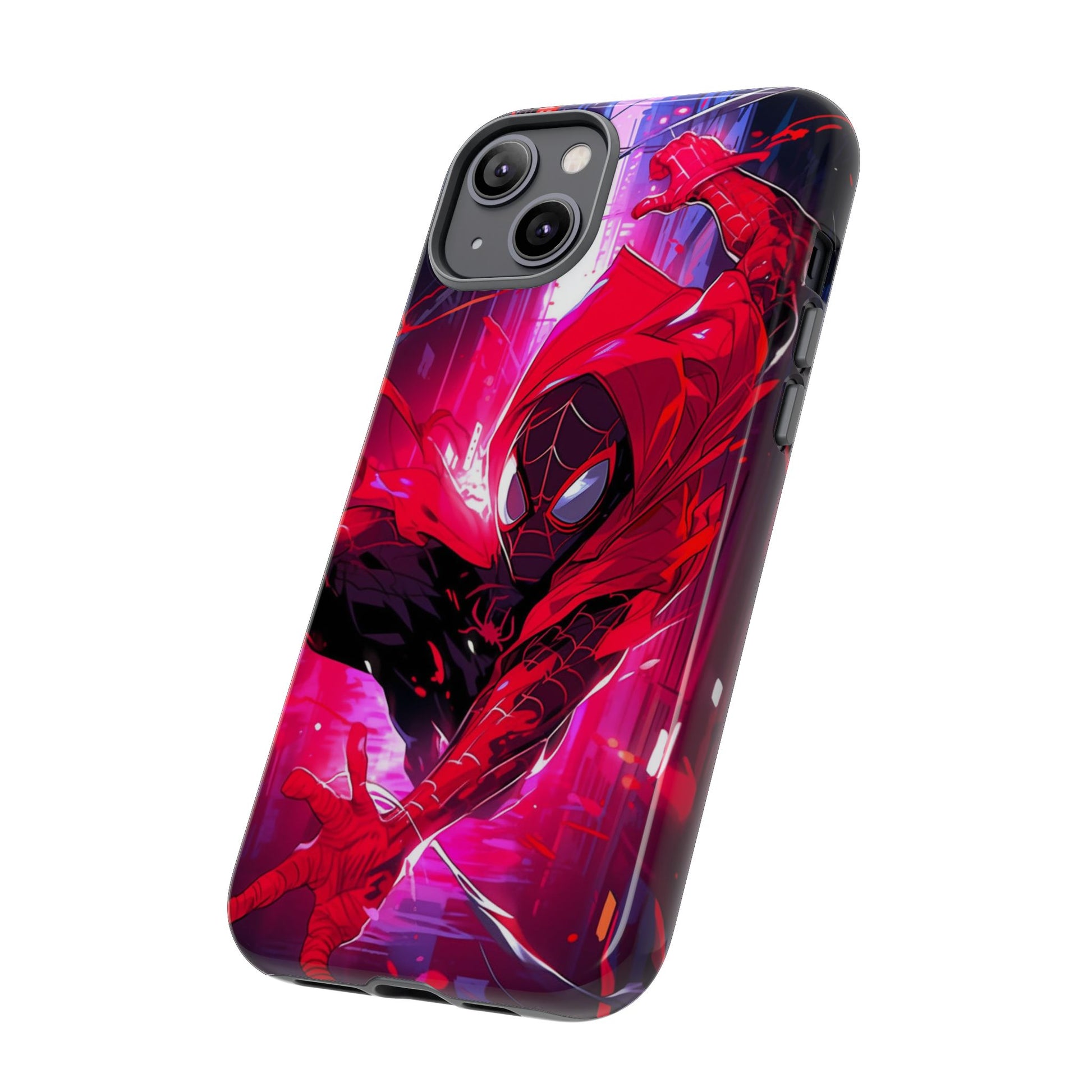 Miles Morales Spiderman Phone Case, Tough Cases for iPhones, Samsung, and Pixel