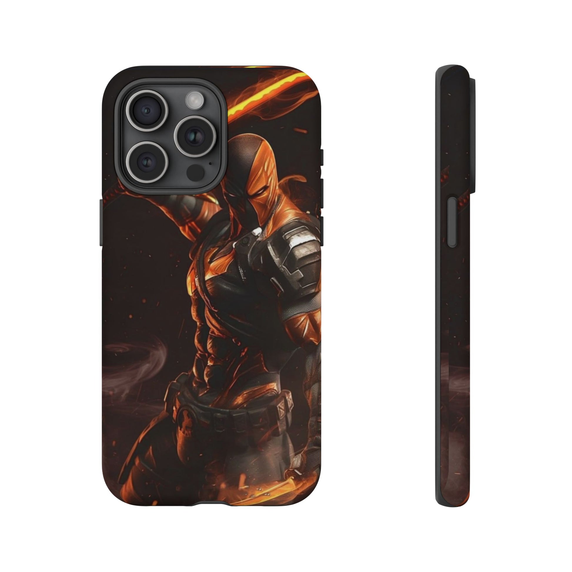 DC Comics Death Stroke Tough Cases for iPhones, Samsung, and Pixel
