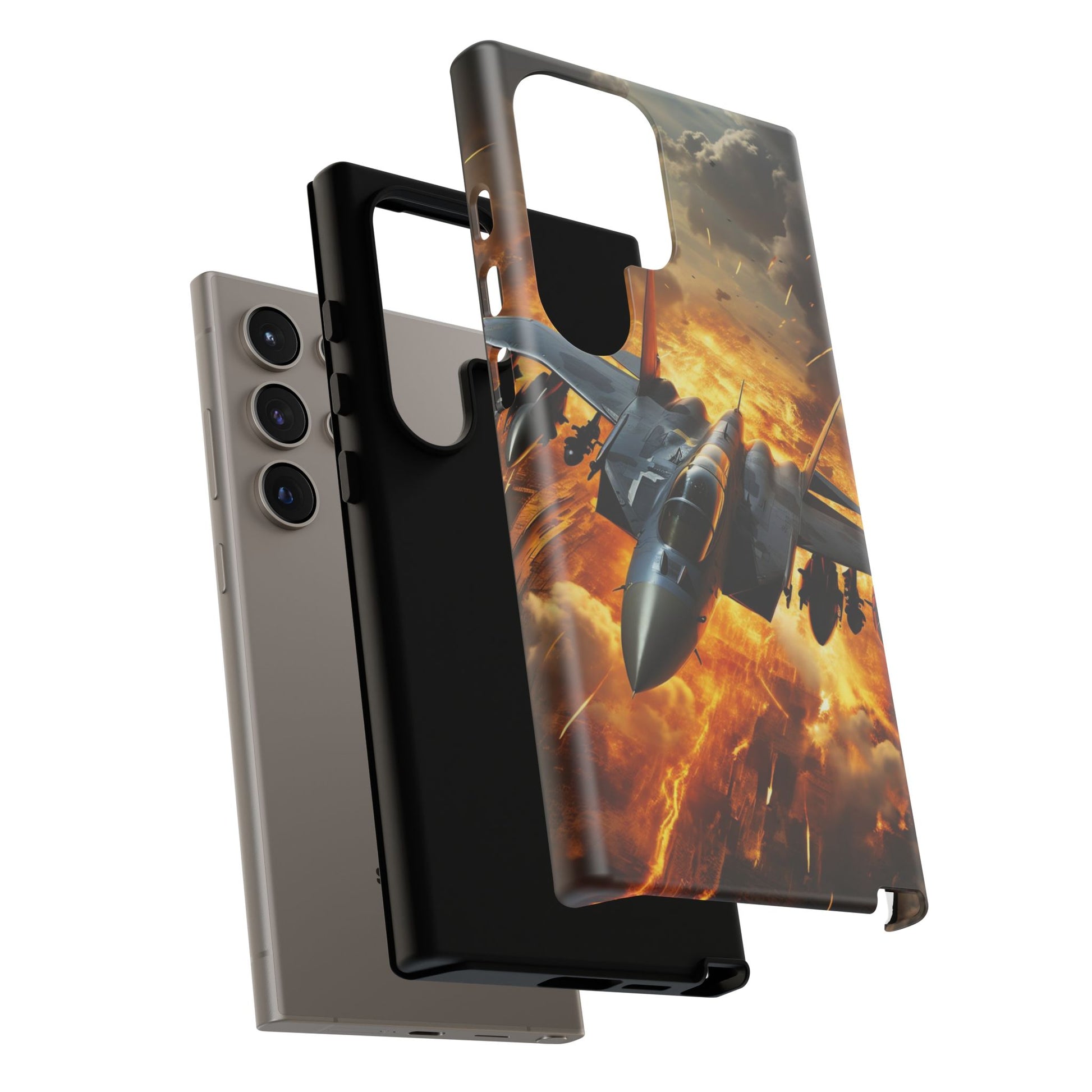 F-15 Fighter Jet Tough Cases for iPhones, Samsung, and Pixel