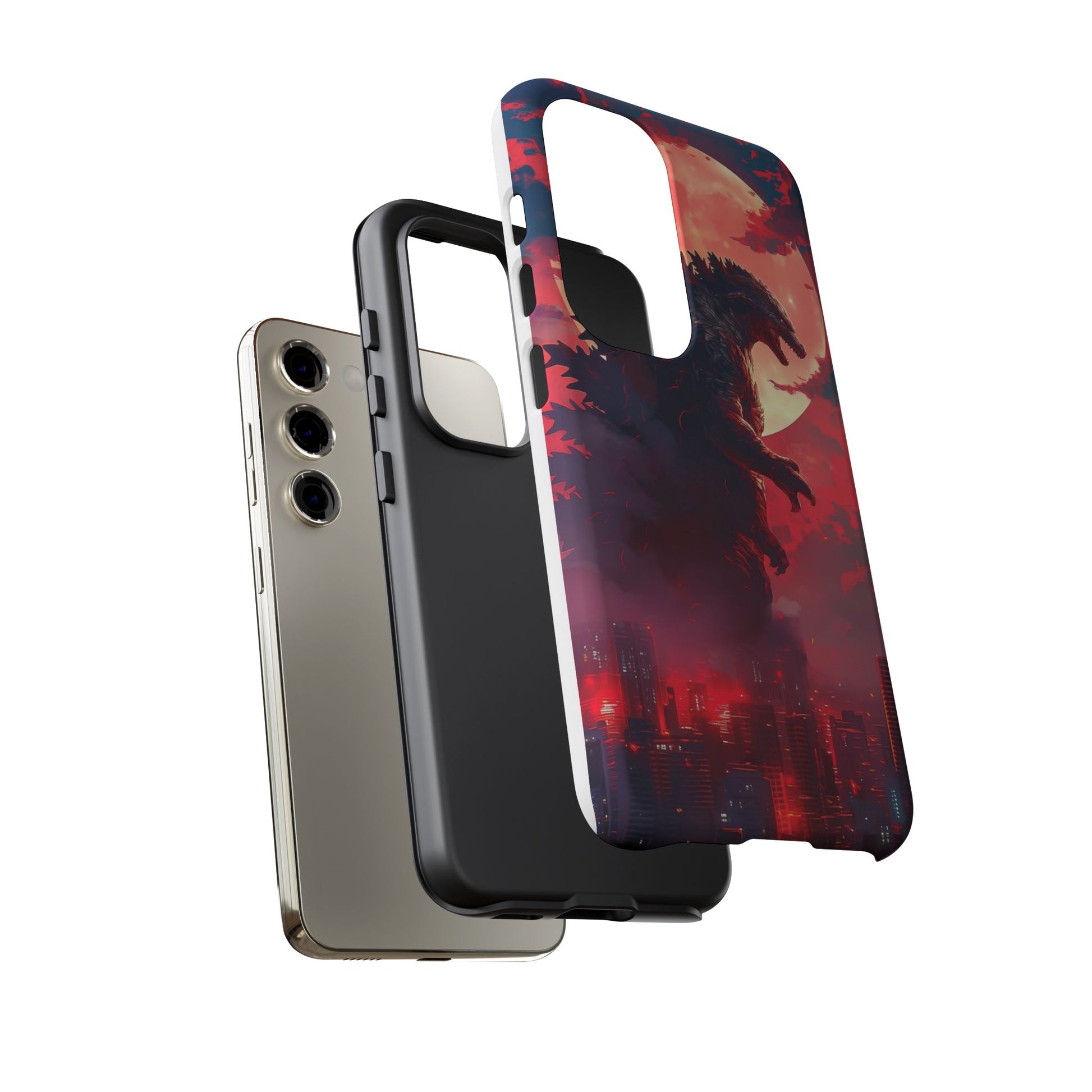 King of Monsters Godzilla Tough Phone Cases for iPhones, Samsung, and Pixel