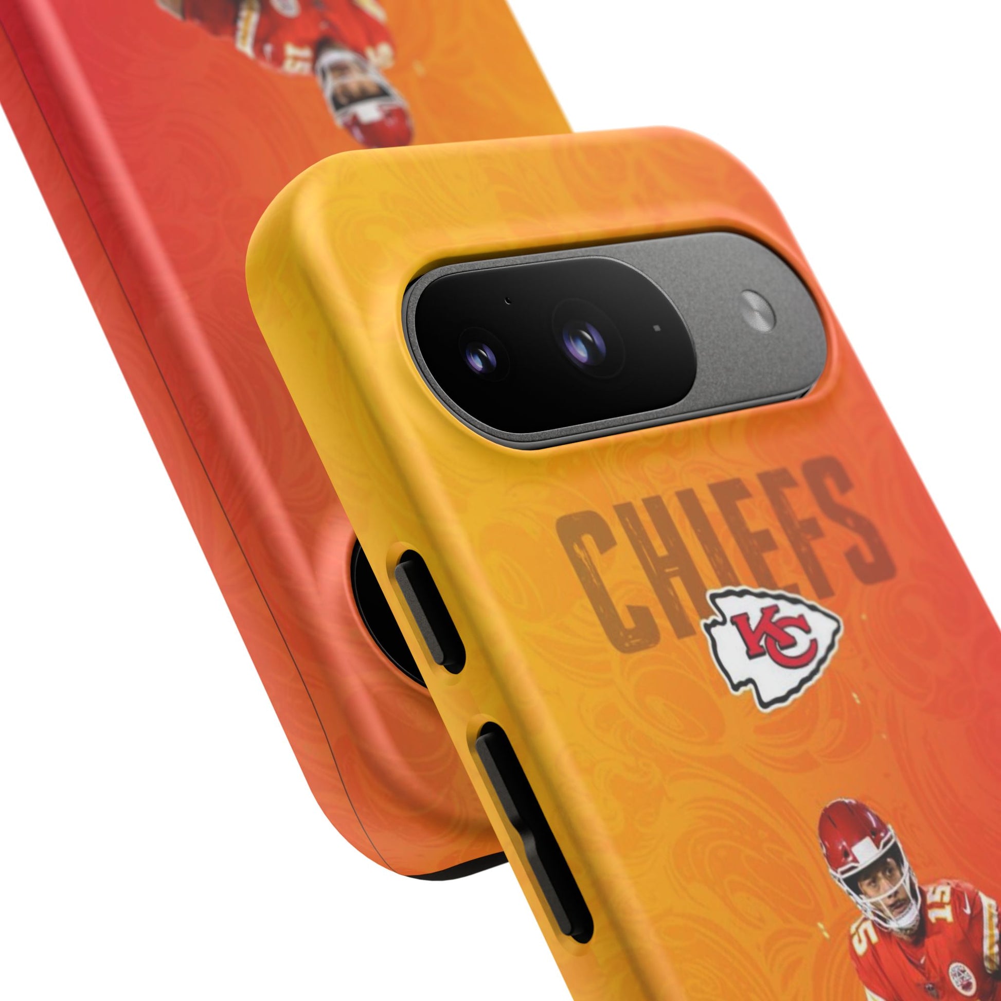 Kansas City Chiefs Patrick Mahomes Football Tough Cases for iPhones, Samsung, and Pixel