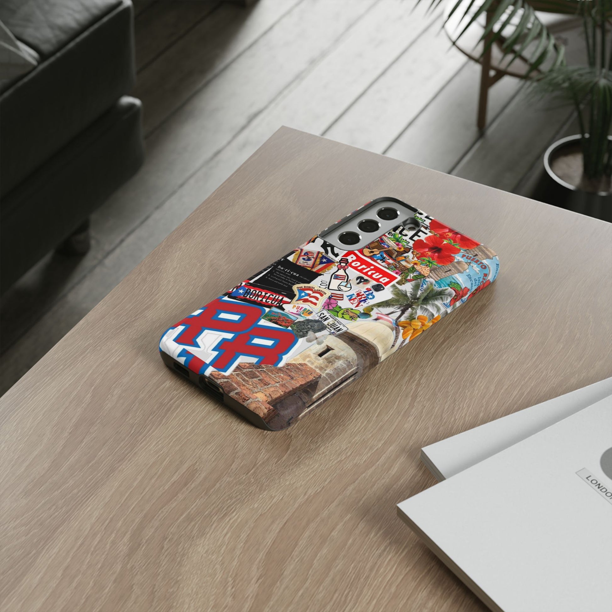 Puerto Rico Boricua Art Tough Cases for iPhones, Samsung, and Pixel
