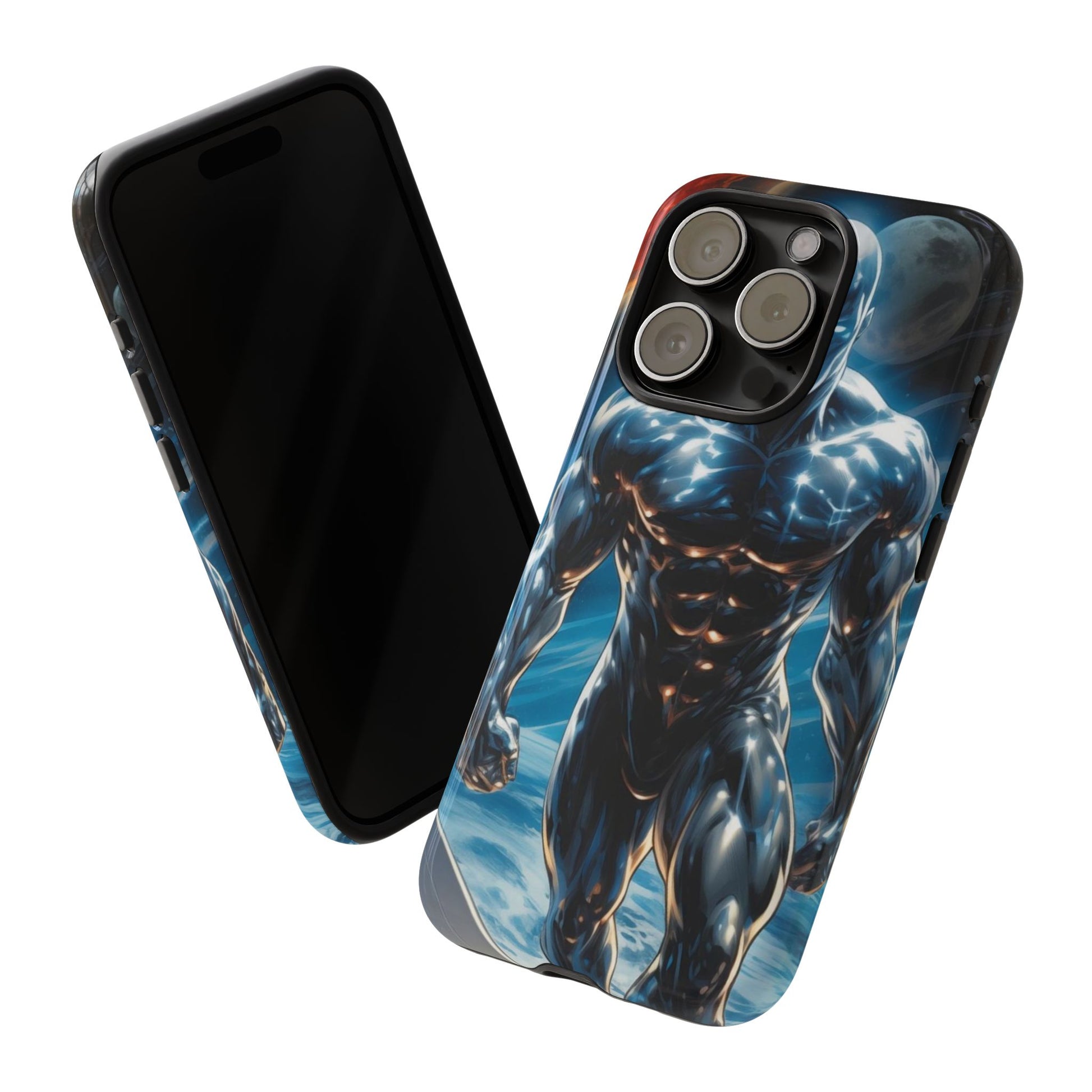 The Silver Surfer Comic Art Phone Case, Tough Cases for iPhones, Samsung, and Pixel