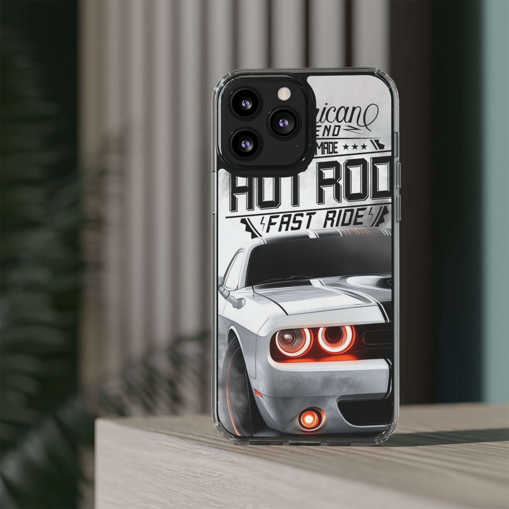 American Hot Rod Hell Cat Case for iPhone and Samsung phone