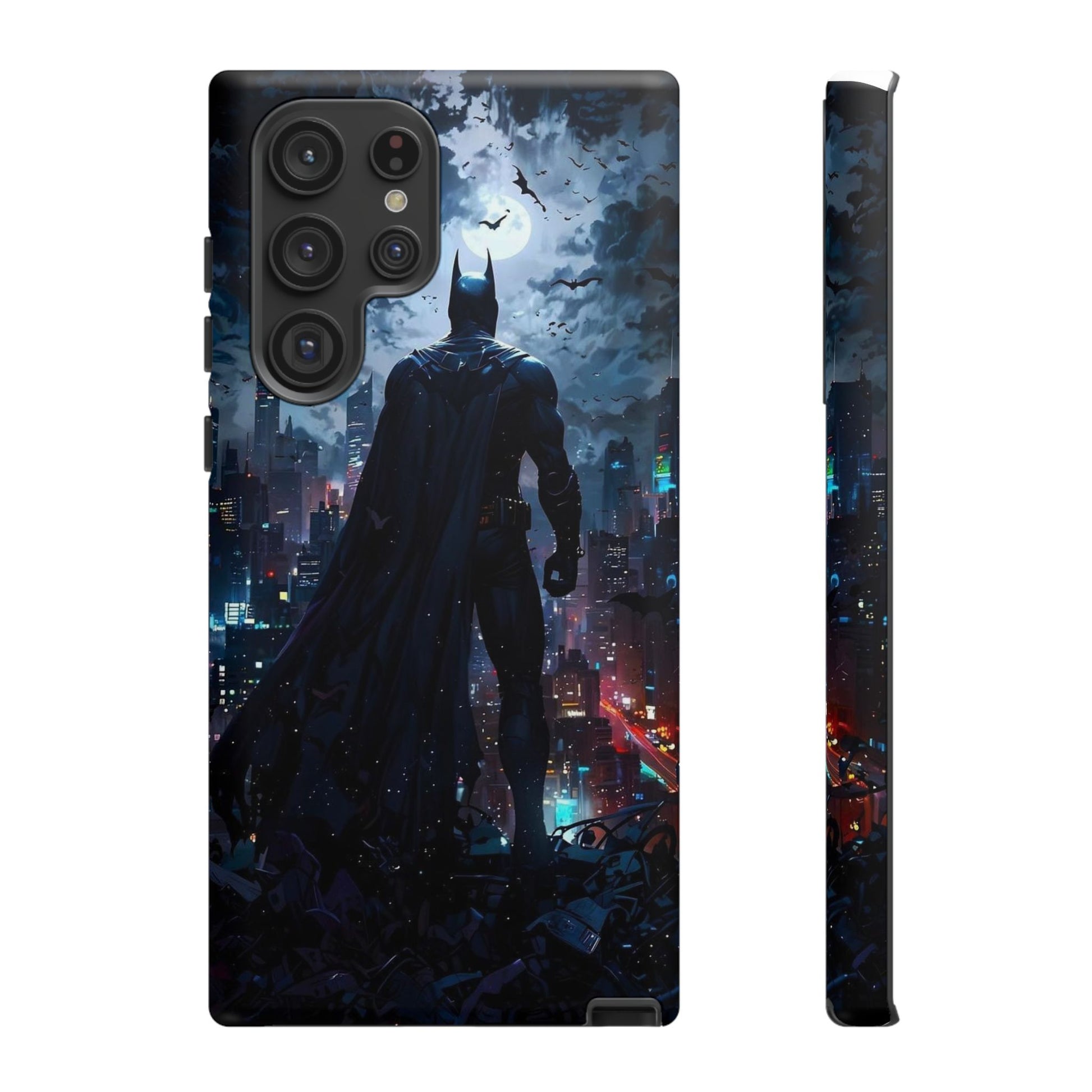Gotham City Batman Tough Cases for iPhones, Samsung, and Pixel