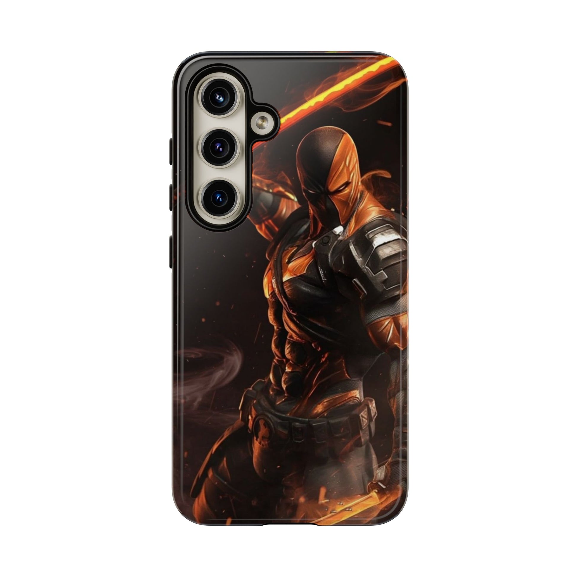 DC Comics Death Stroke Tough Cases for iPhones, Samsung, and Pixel