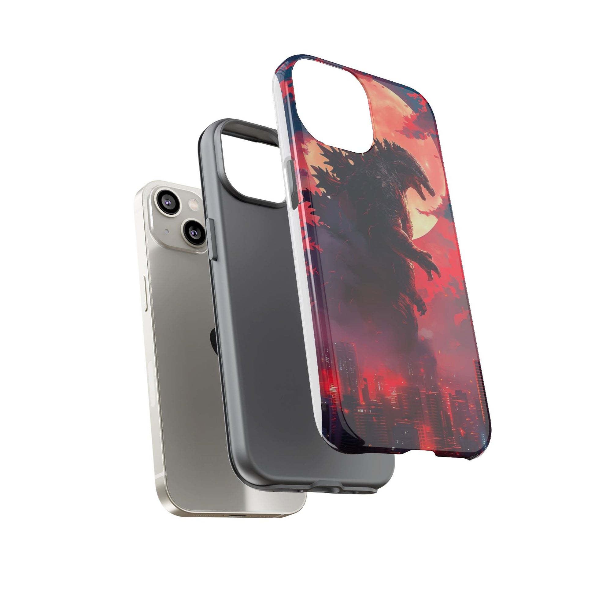 King of Monsters Godzilla Tough Phone Cases for iPhones, Samsung, and Pixel