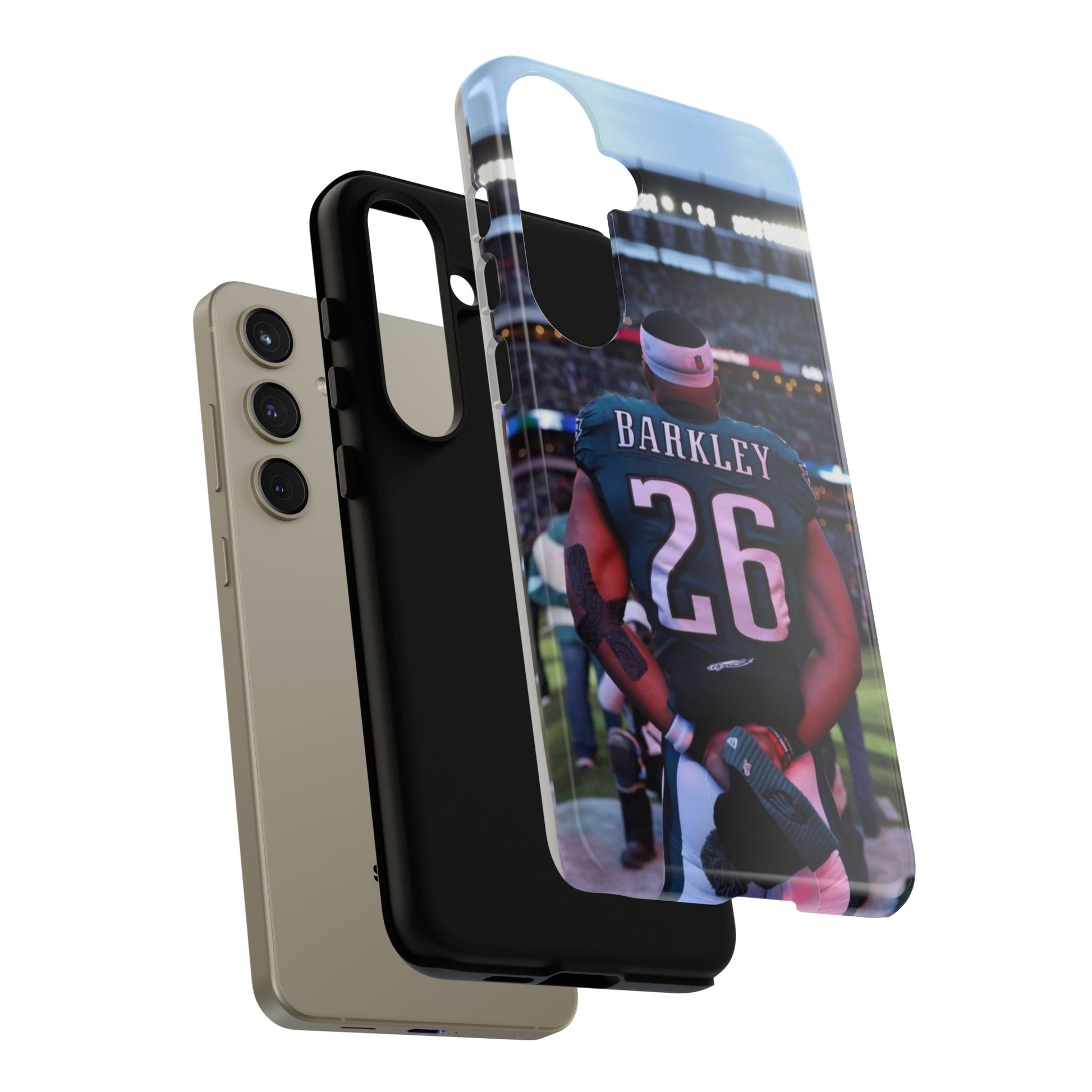 Eagles Football Saquon Barkley Tough Cases for iPhones, Samsung, and Pixel