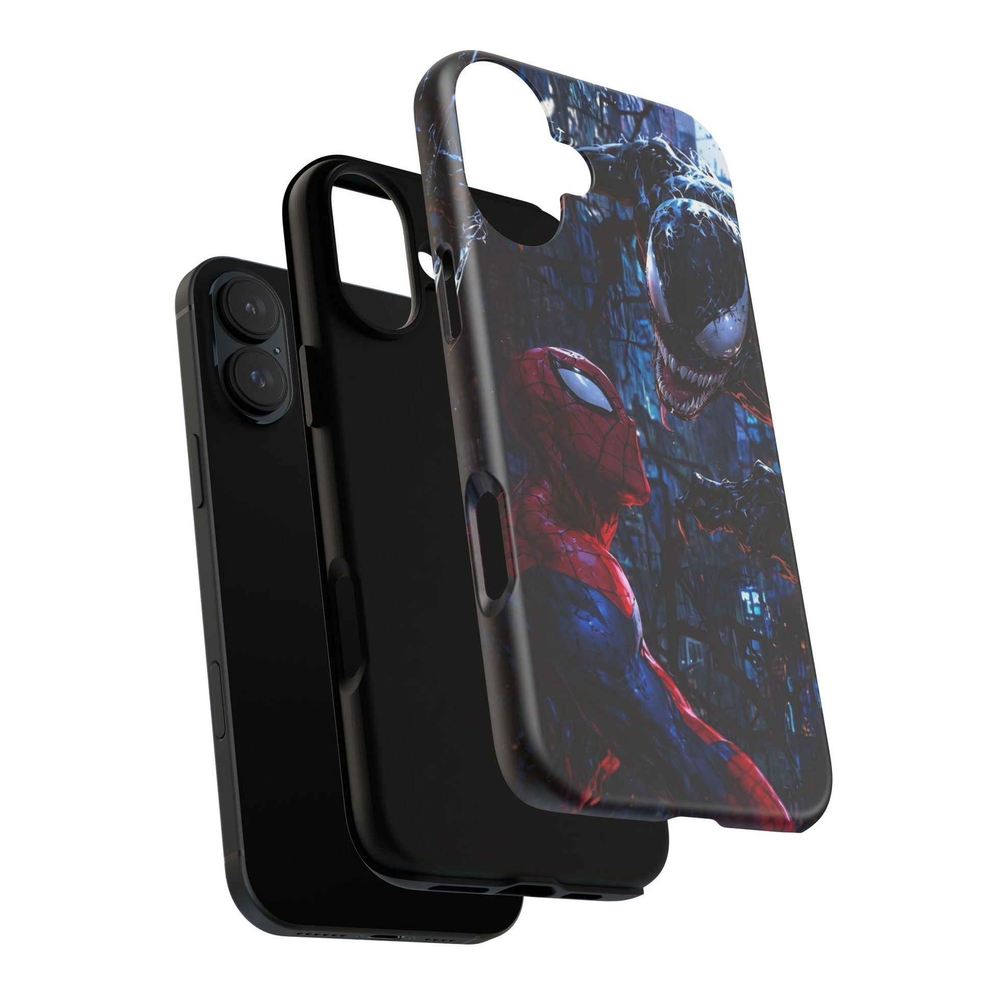 Venom x Spiderman Phone Case, Tough Cases for iPhones, Samsung, and Pixel