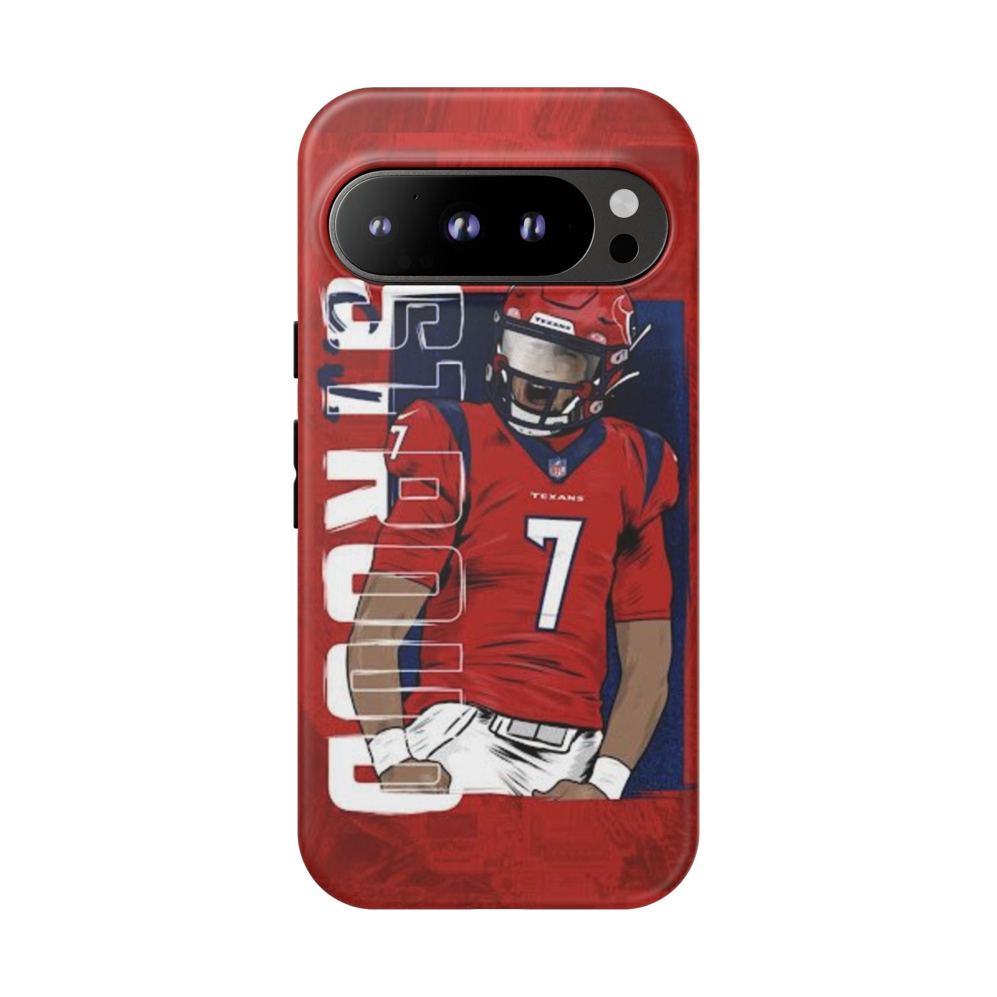 Houston Texans Football CJ Stroud Tough Cases for iPhones, Samsung, and Pixel