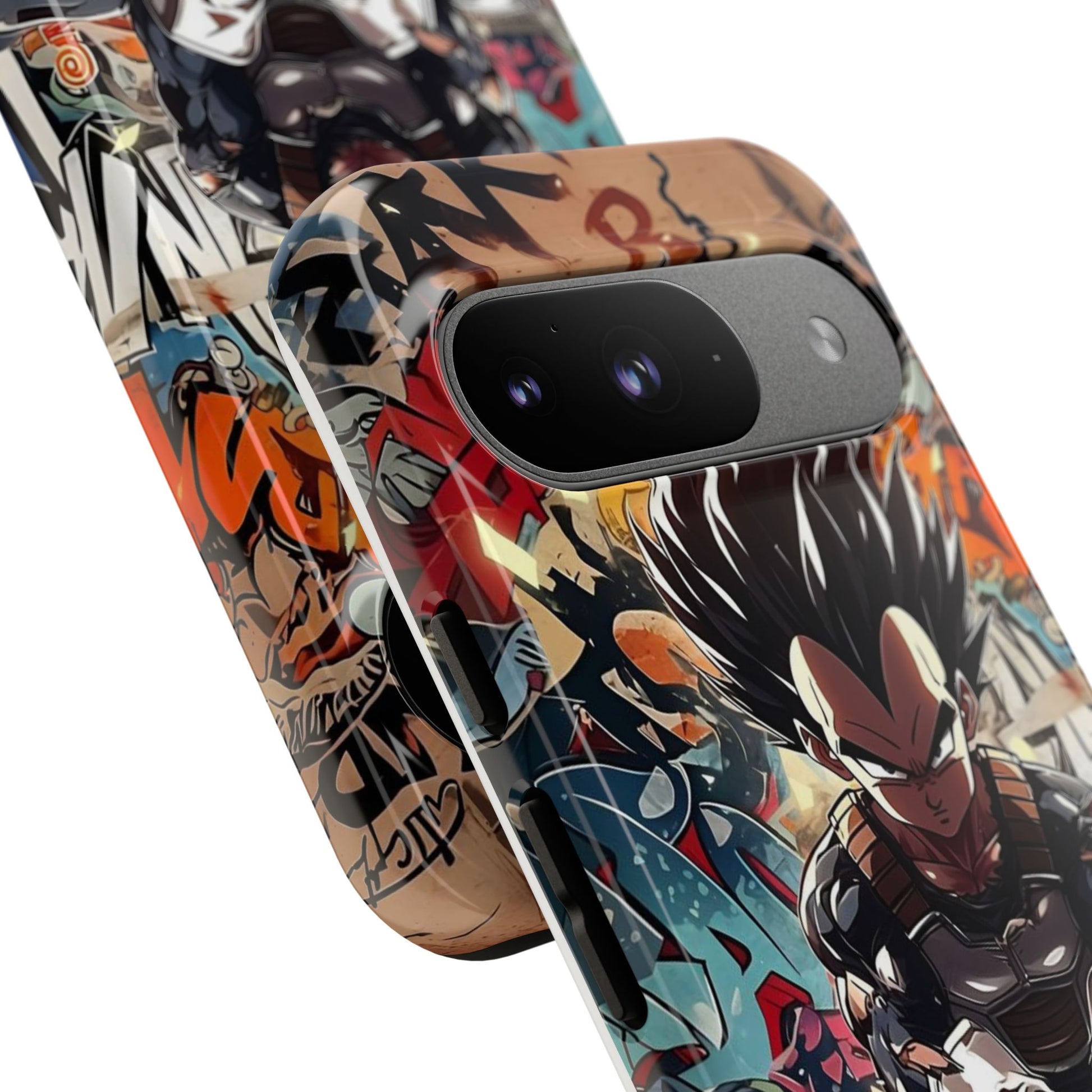 Anime Vegeta Dragon ball Z Tough Cases for iPhones, Samsung, and Pixel