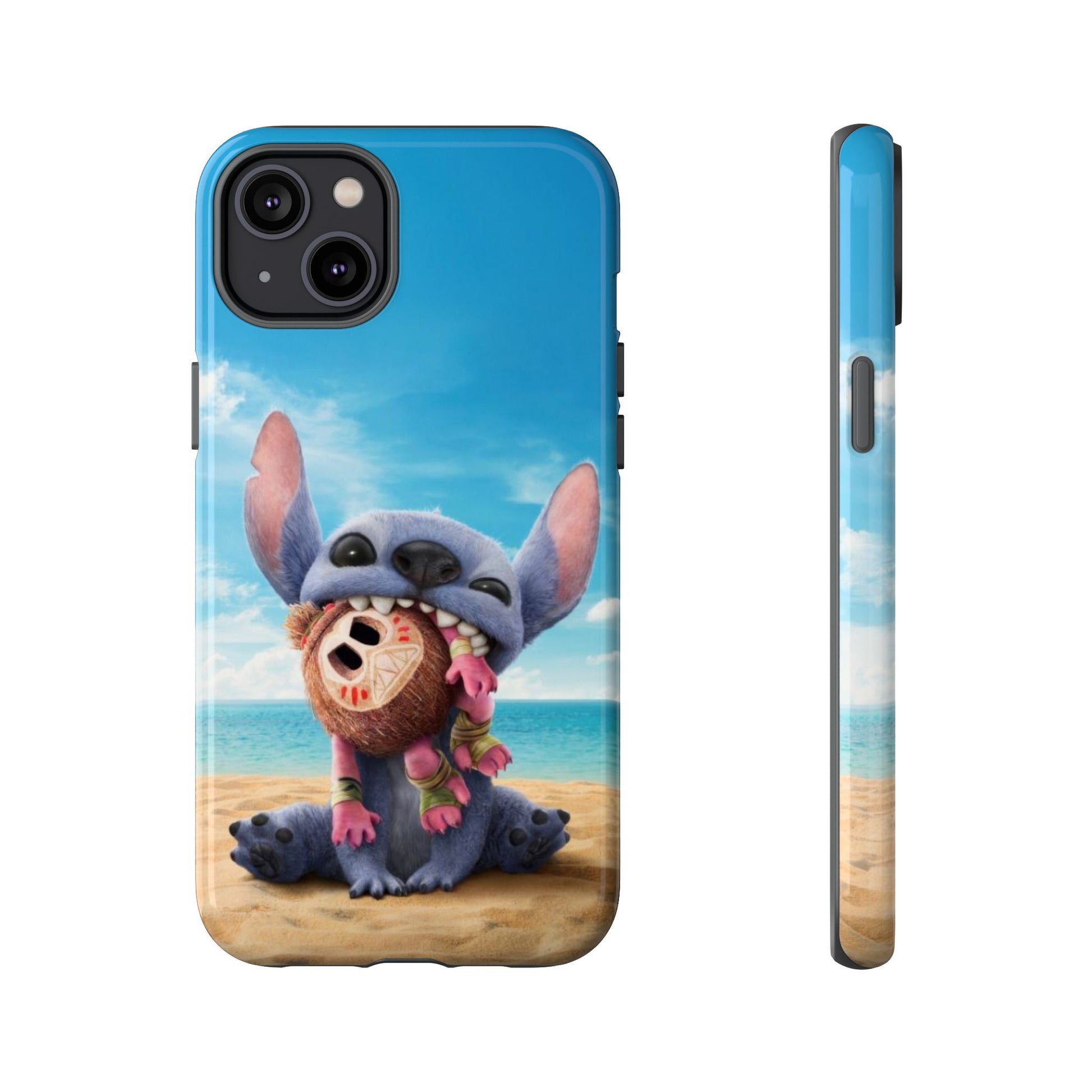 Stitch Beach Sunset Landscape Phone Case for iPhone, Samsung Galaxy, & Pixel Phones