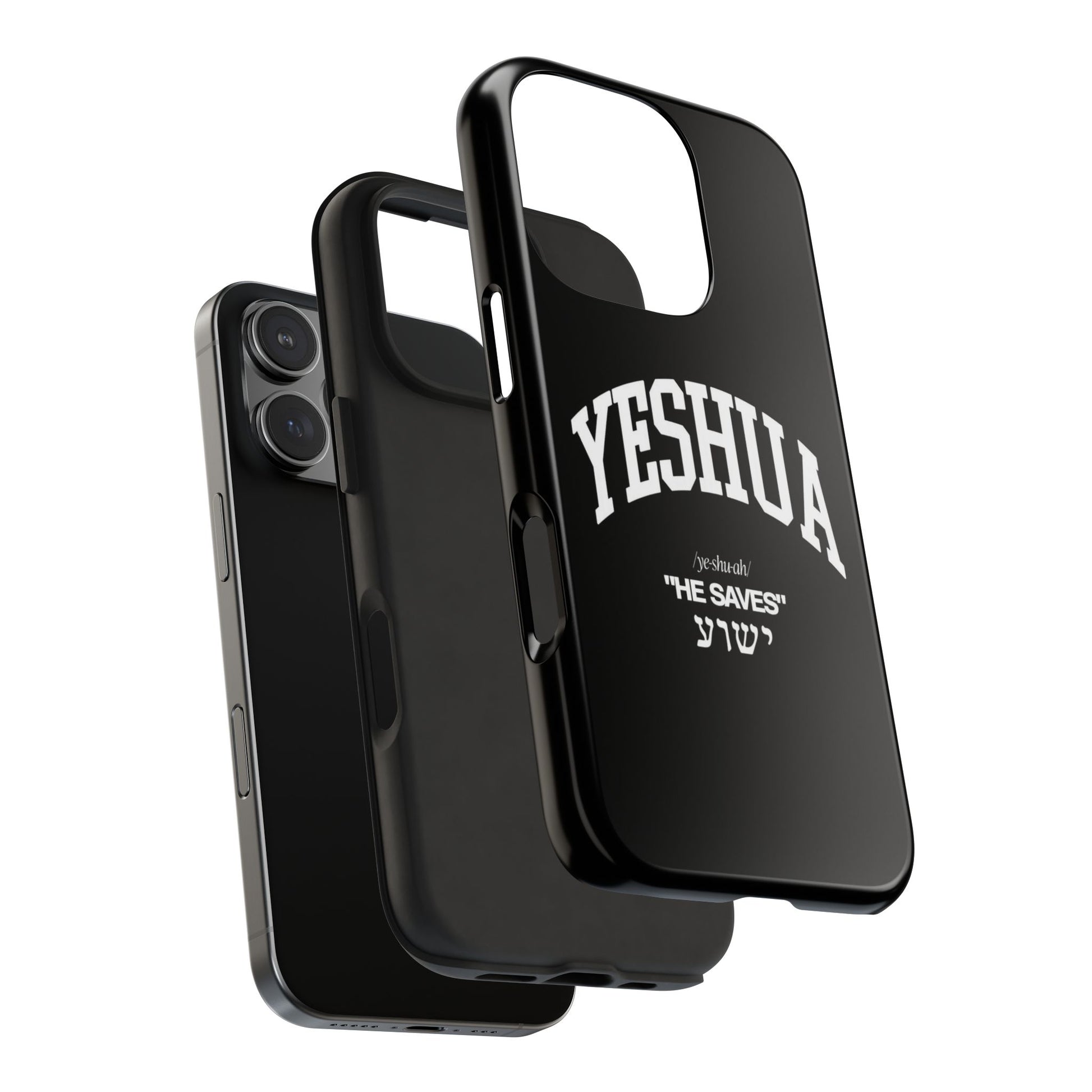Yeshua He Saves Christian Theme Phone Cases for iPhones & Samsung Phones