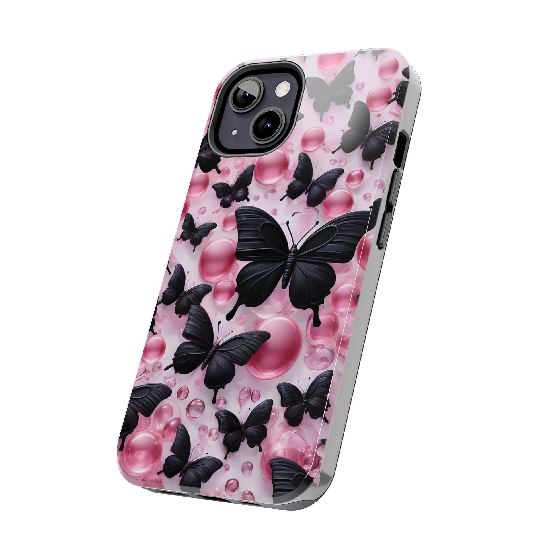 Pearls and Butterflies Theme Phone Cases for iPhones & Samsung Phones