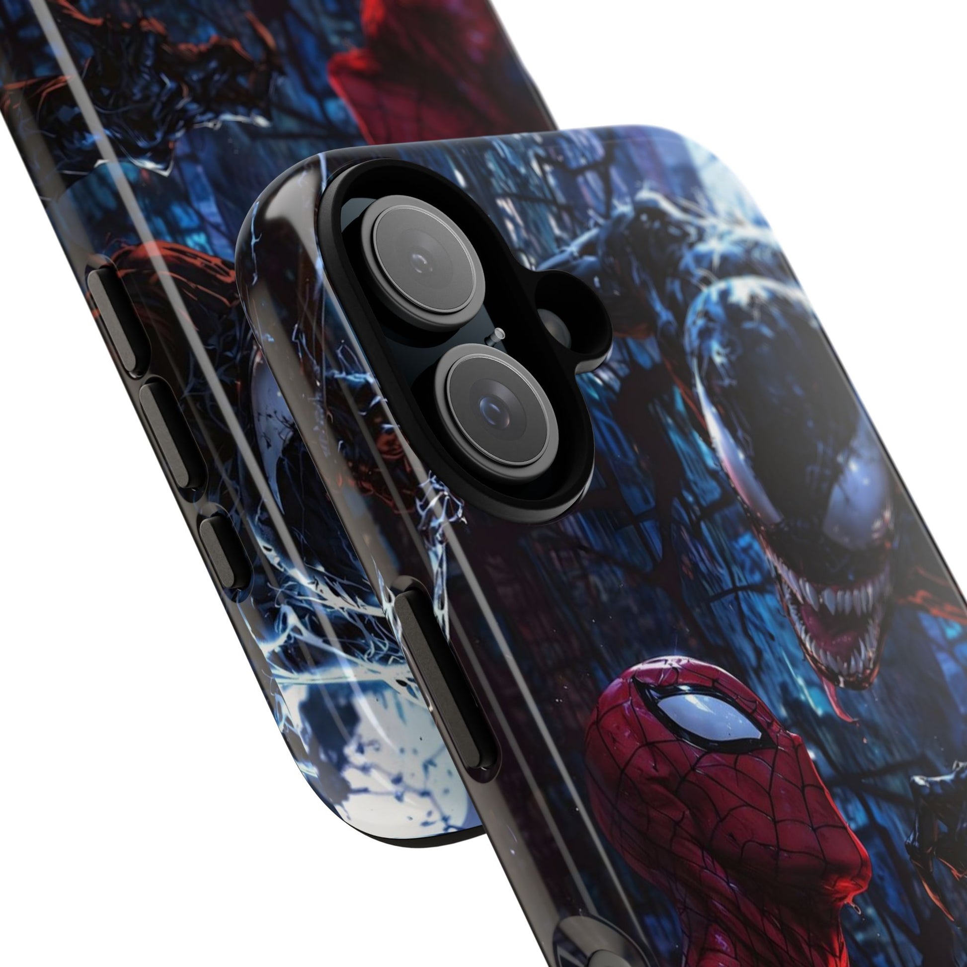 Venom x Spiderman Phone Case, Tough Cases for iPhones, Samsung, and Pixel