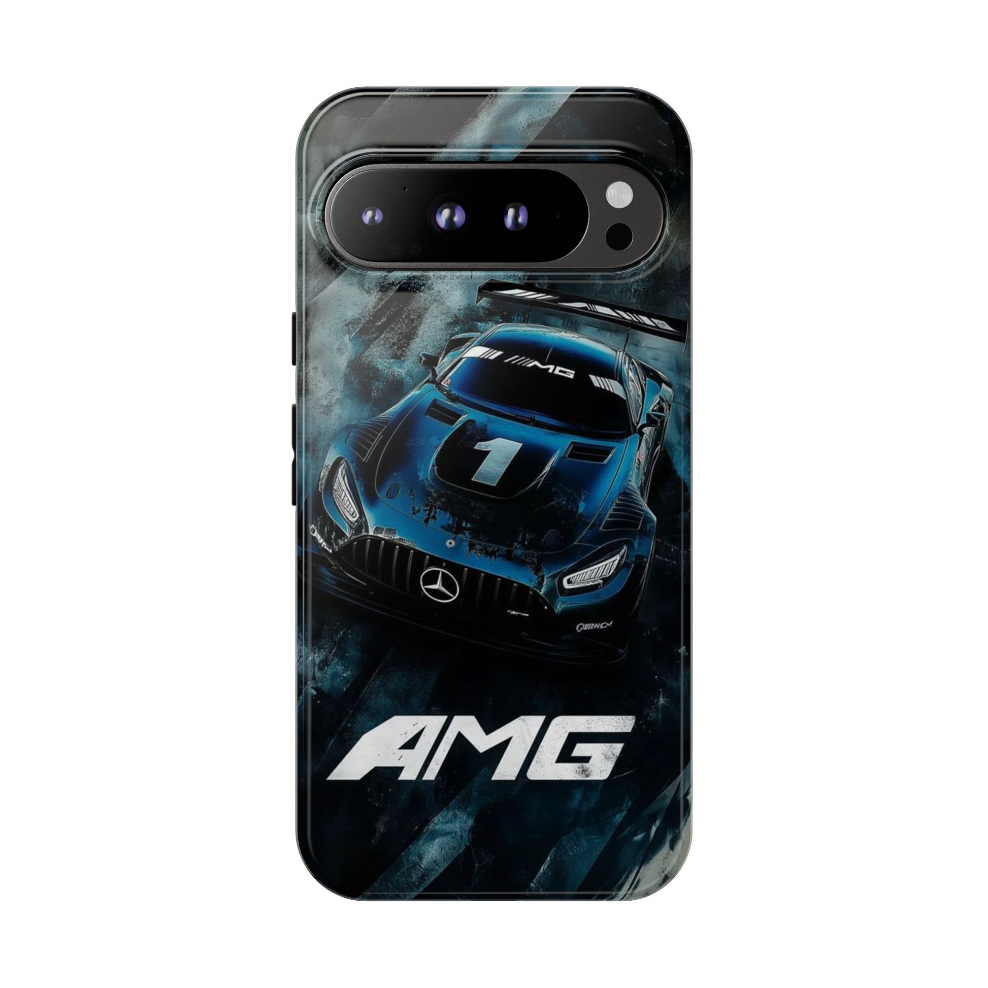Mercedes AMG Racing Car Tough Cases for iPhones, Samsung, and Pixel