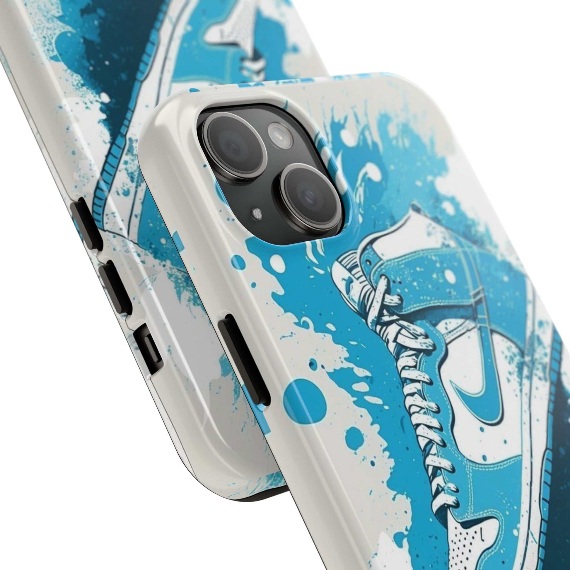 Baby Blue Jordan's Theme Phone Cases for Iphones & Samsung Phones