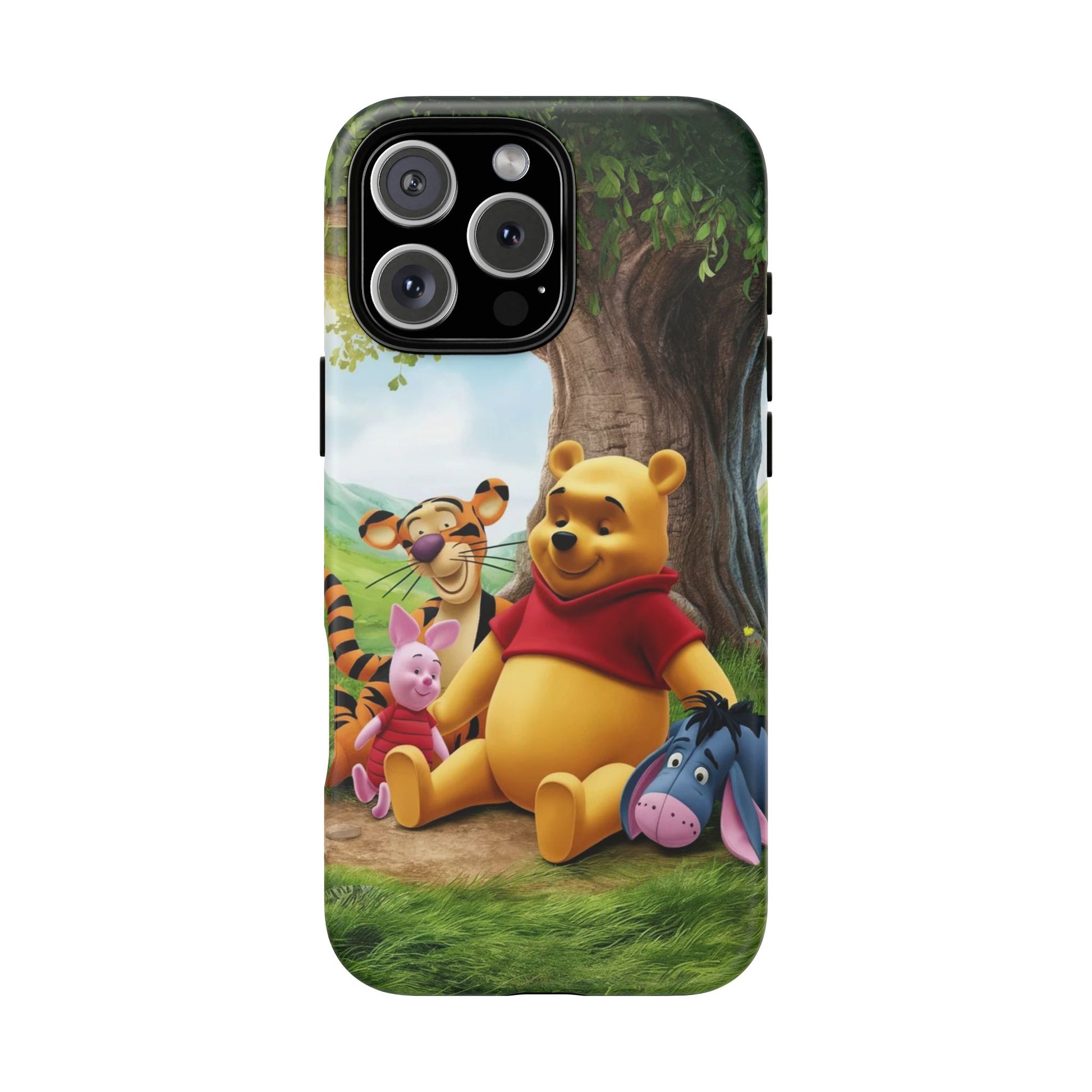 Cute Pooh Bear Phone Case, Tough Cases, Disney Phone for iPhones, Samsung, and Pixel