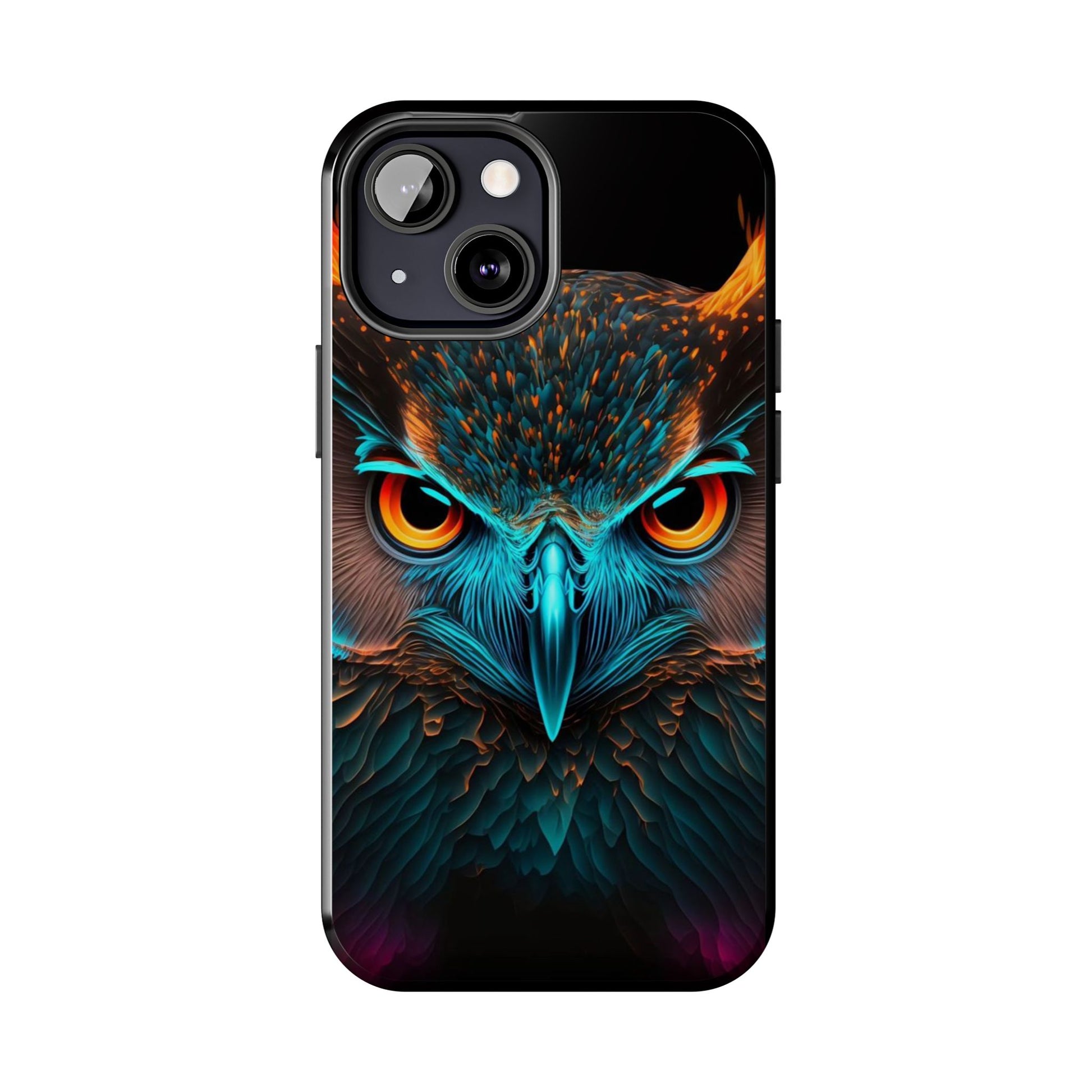 Neon Owl Theme Phone Cases for iPhones & Samsung Phones