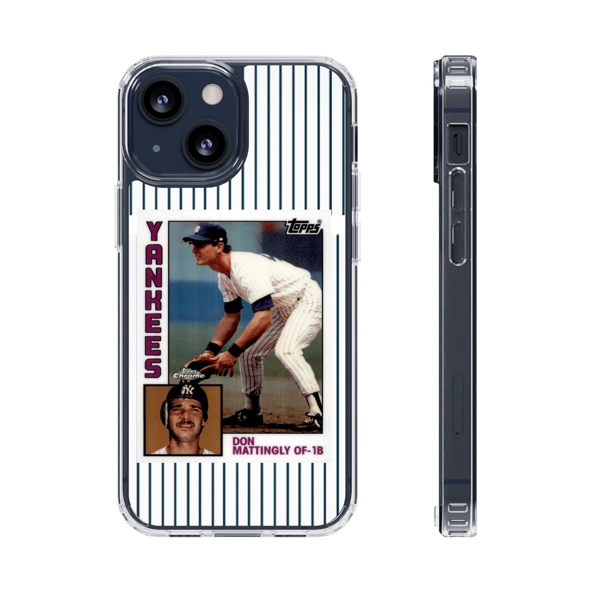 Mattingly Rookie Card Baseball inspired Protective Iphone and Samsung case