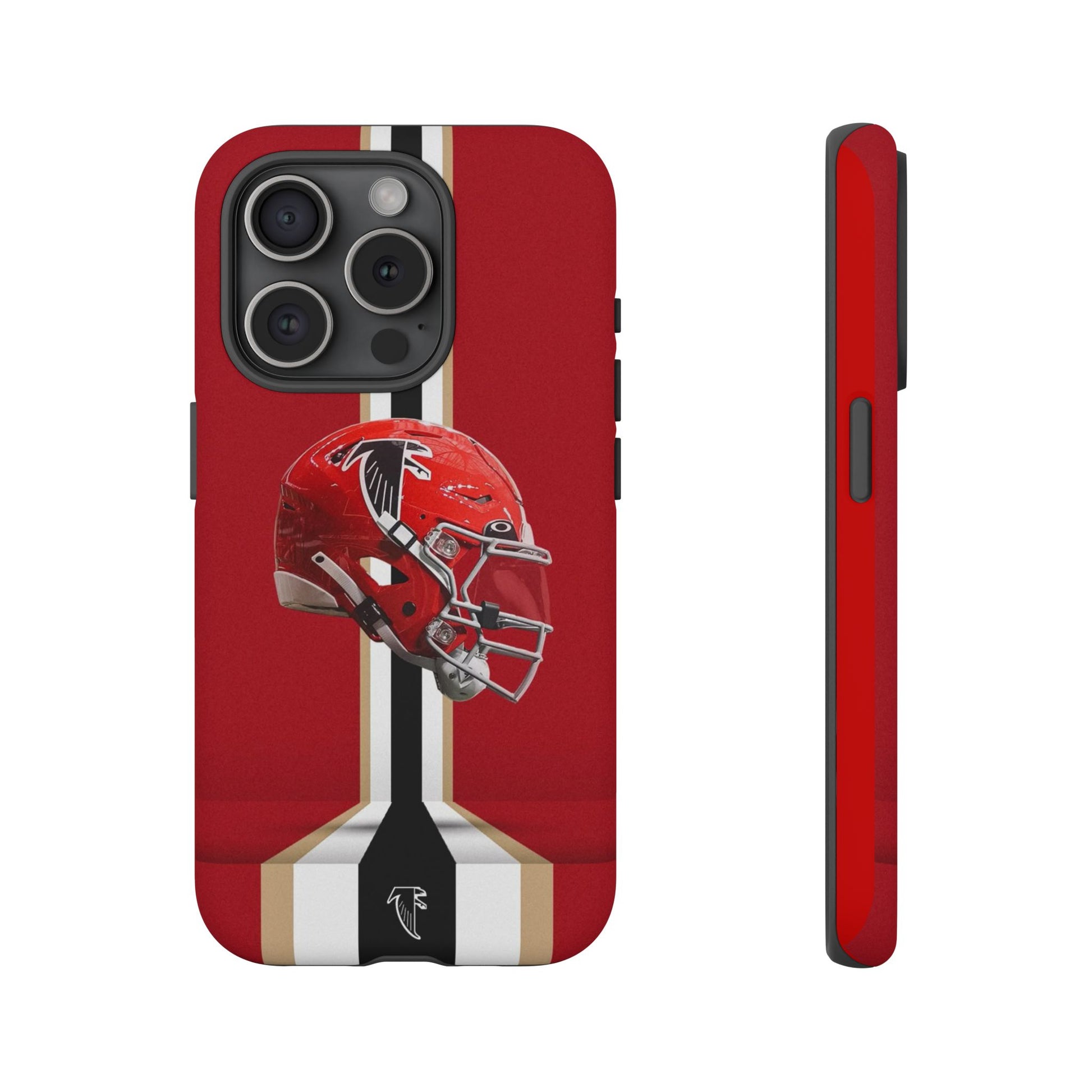 Atlanta Falcons Football Helmet Logo Tough Cases for iPhones, Samsung, and Pixel