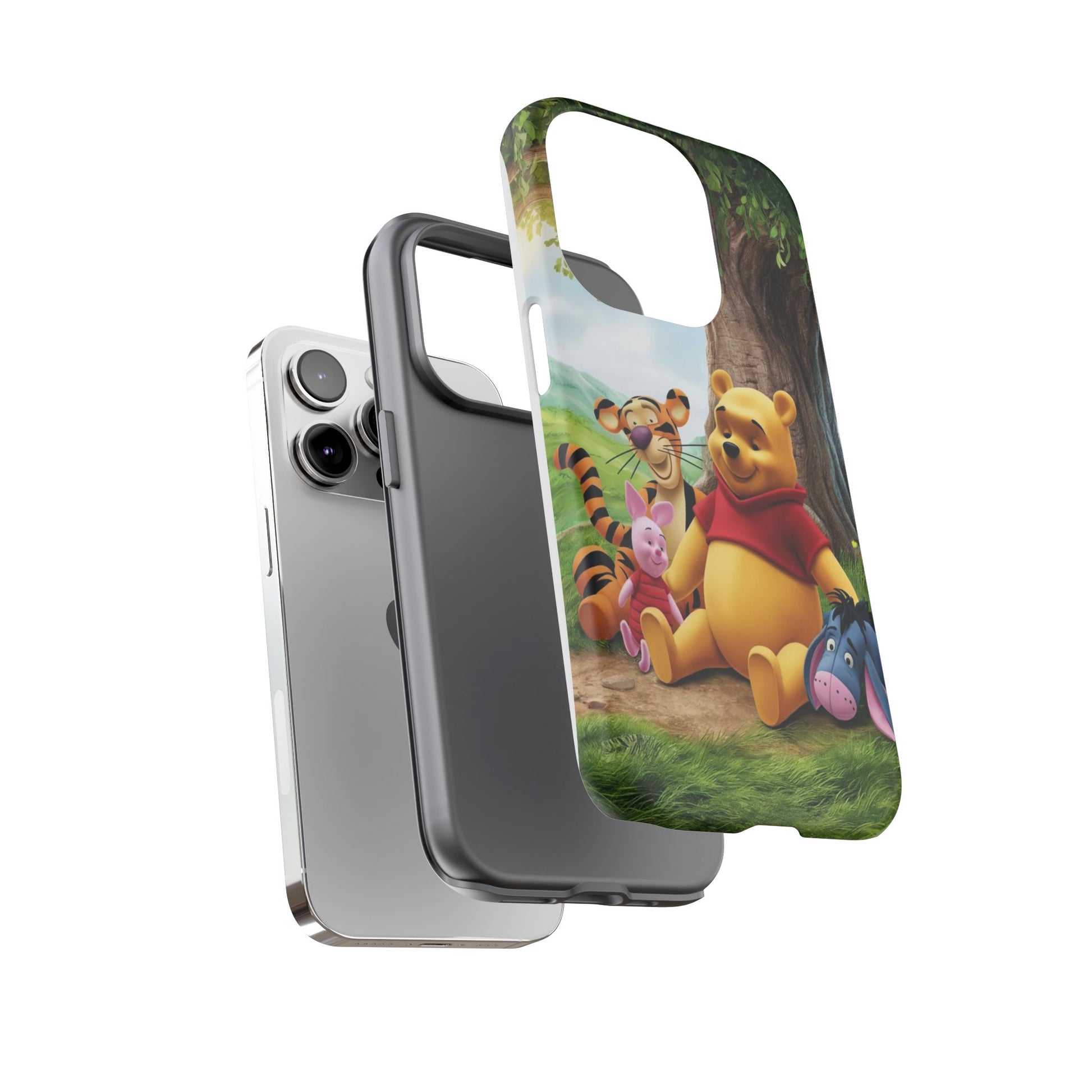 Cute Pooh Bear Phone Case, Tough Cases, Disney Phone for iPhones, Samsung, and Pixel