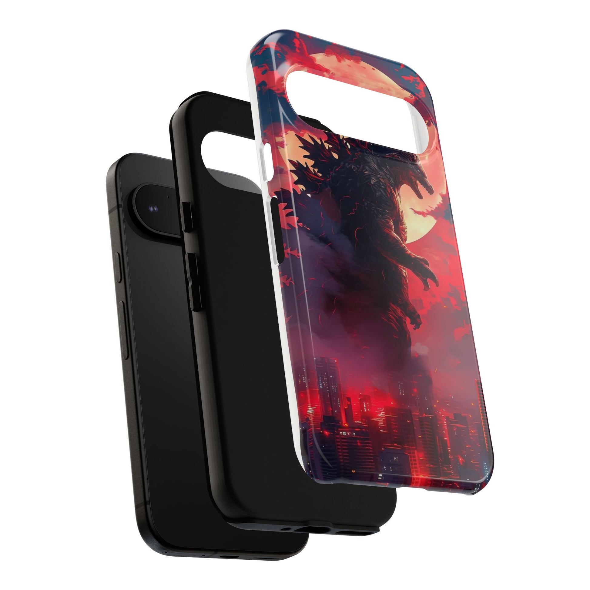 King of Monsters Godzilla Tough Phone Cases for iPhones, Samsung, and Pixel