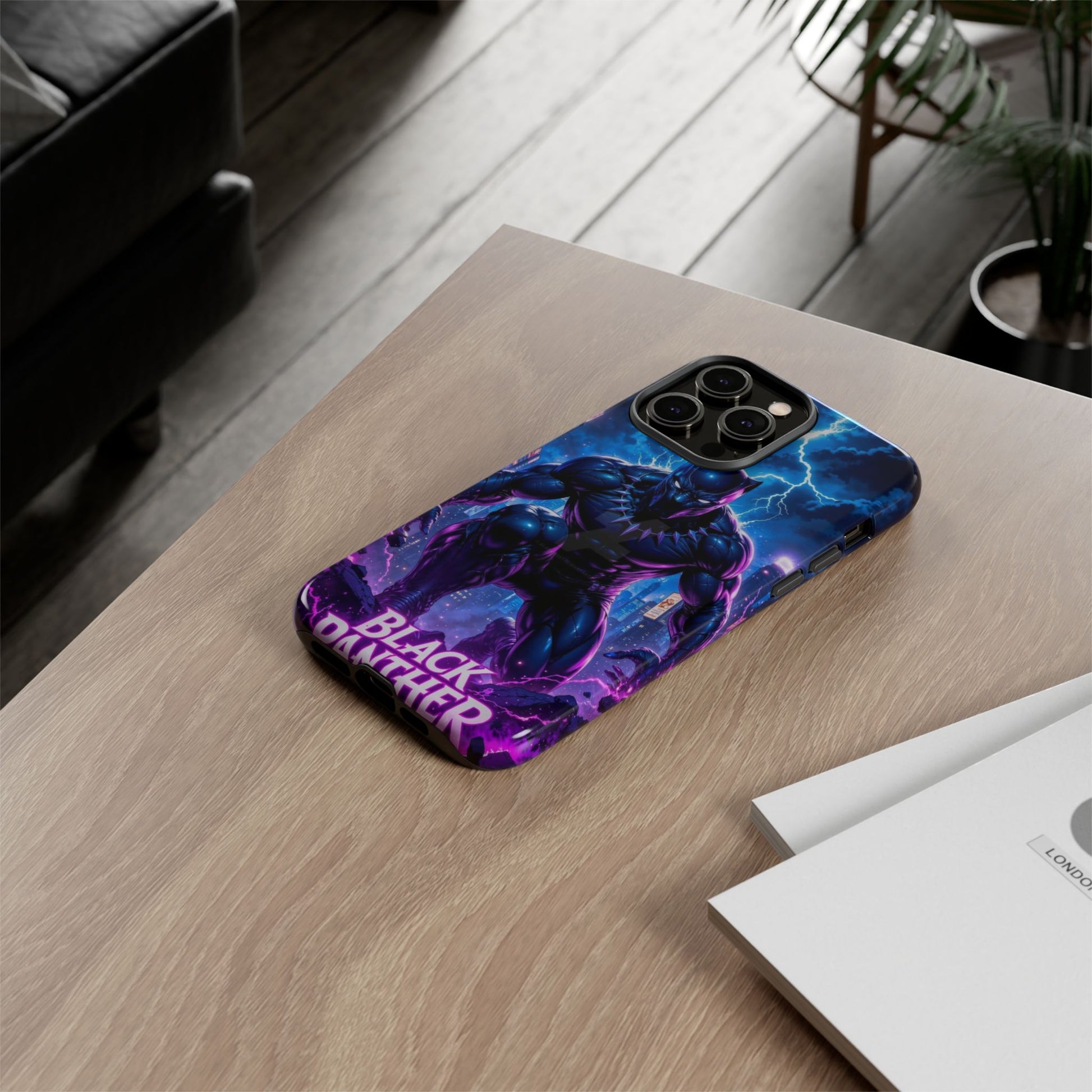 Black Panther Phone Case, Tough Cases for iPhones, Samsung, and Pixel