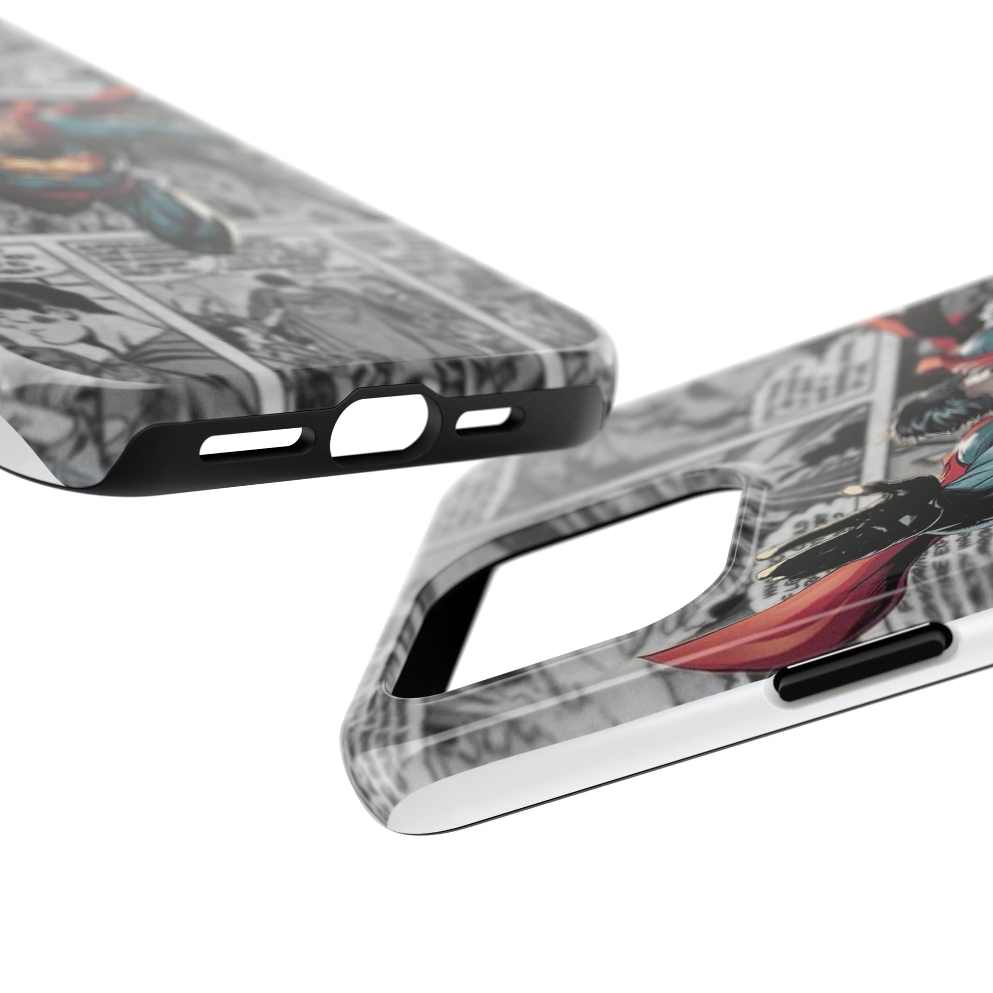 Superman Comic Book Page Theme Phone Cases for Iphones & Samsung Phones