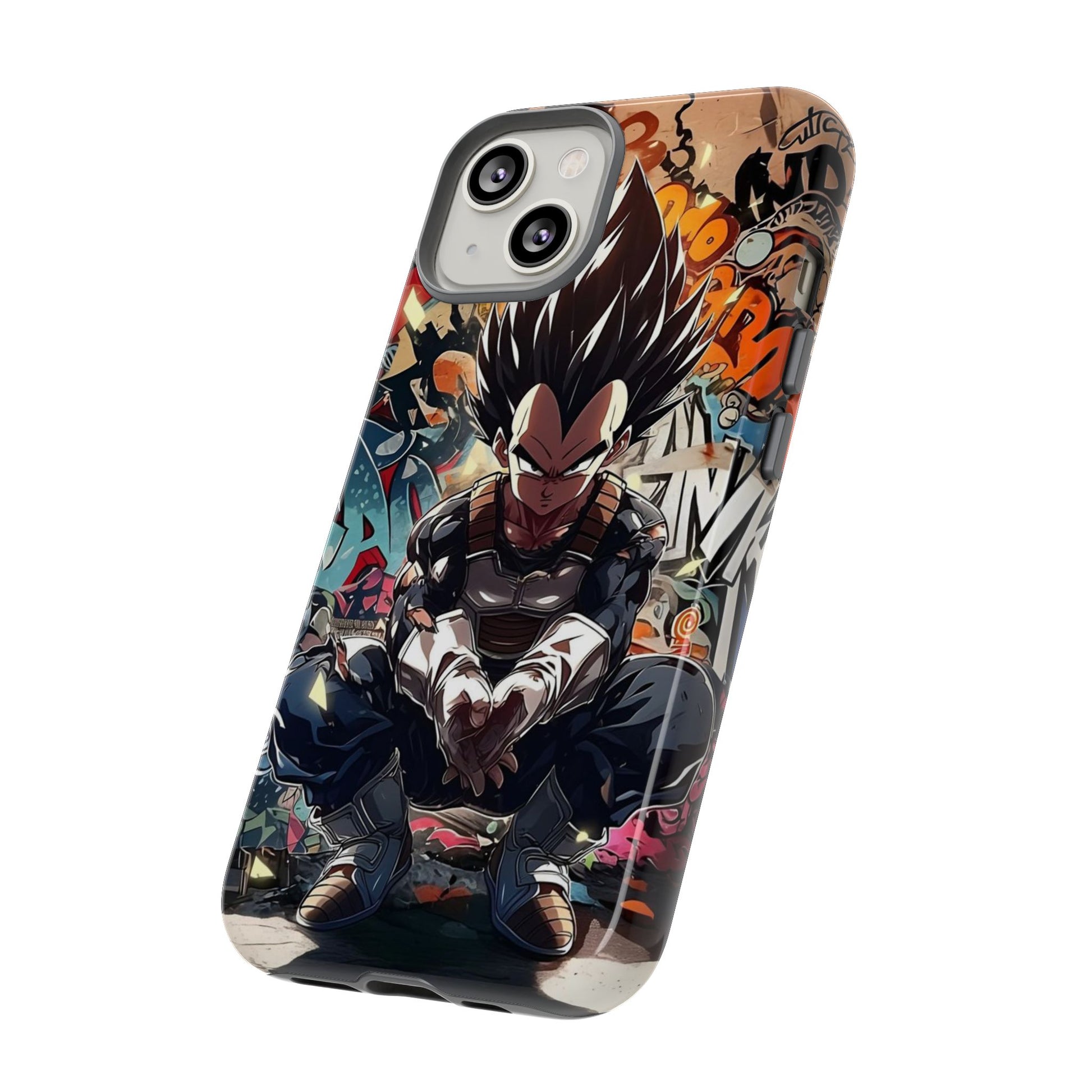 Anime Vegeta Dragon ball Z Tough Cases for iPhones, Samsung, and Pixel