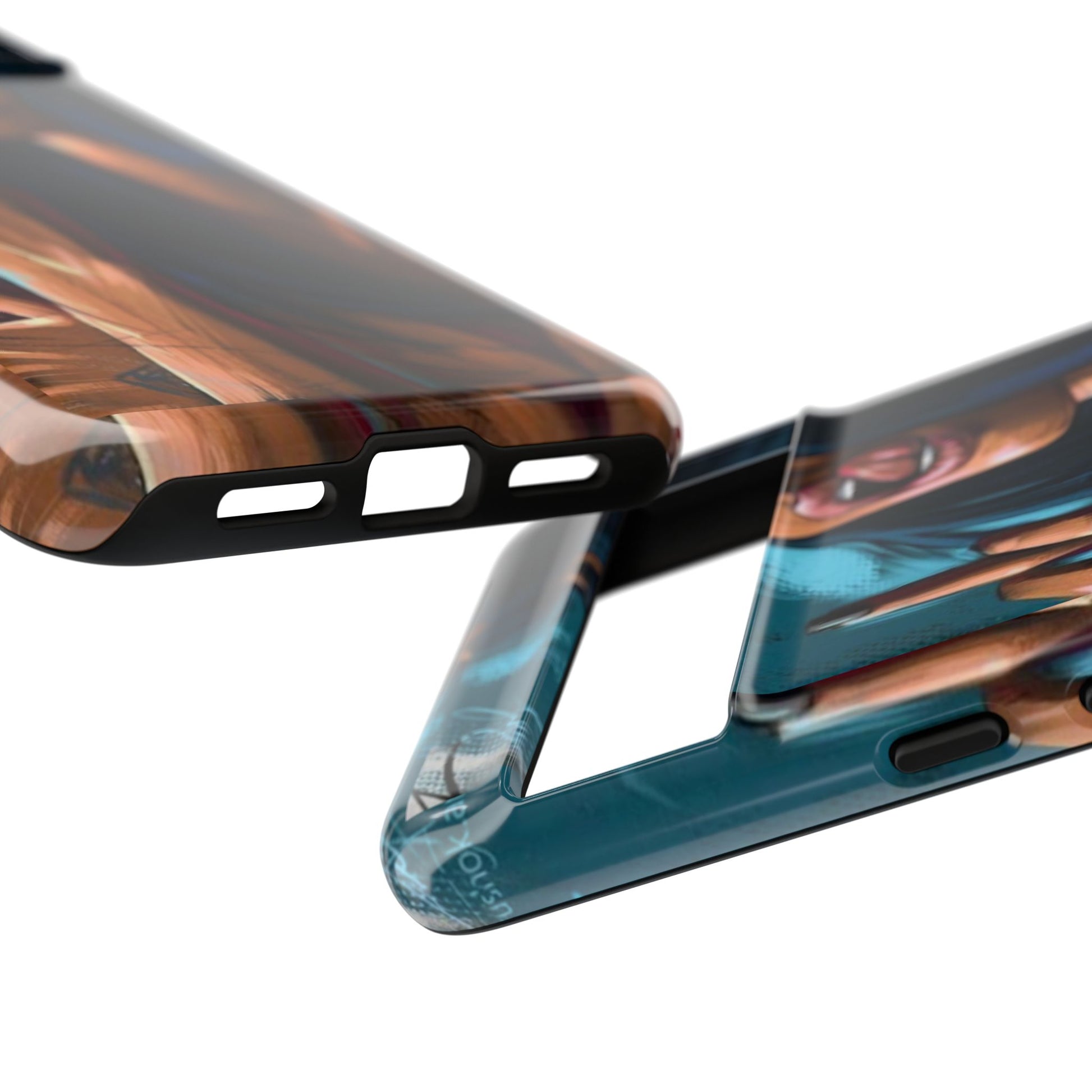 Tough Girl Theme Urban Design Cases for iPhones, Samsung, and Pixel