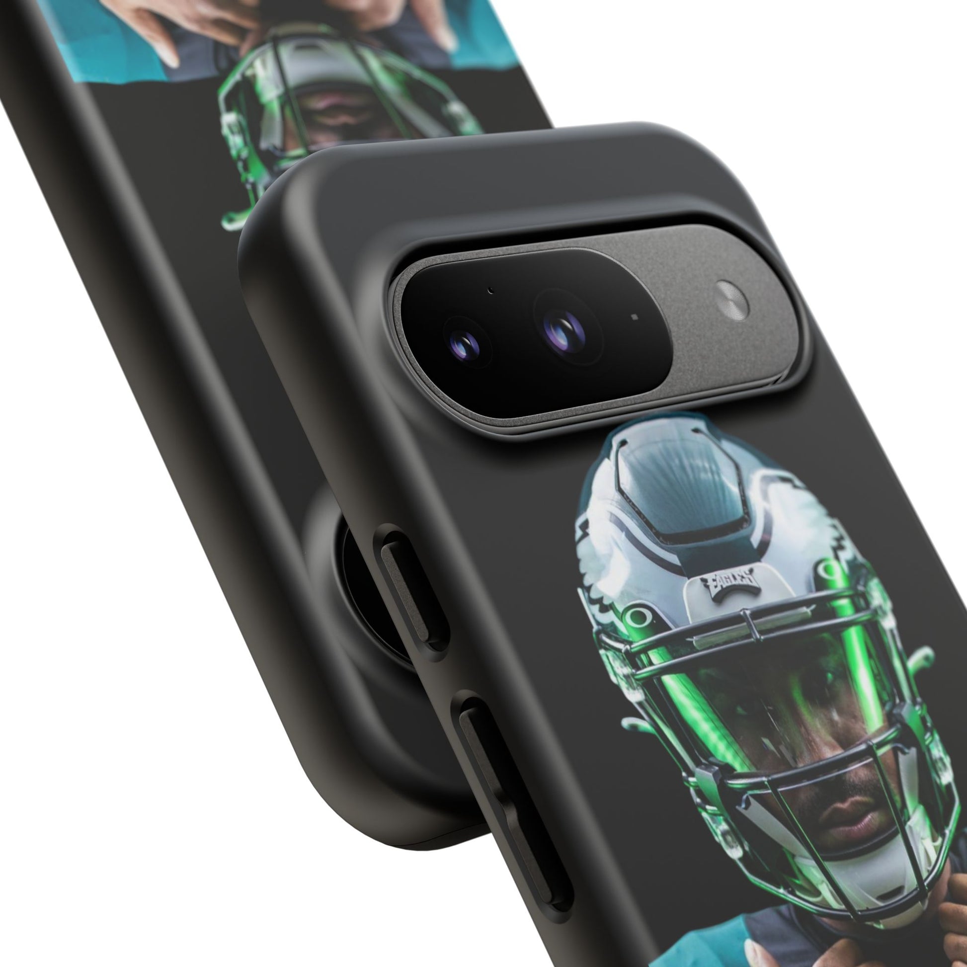 Eagles Football Jalen Hurts Tough Cases for iPhones, Samsung, and Pixel
