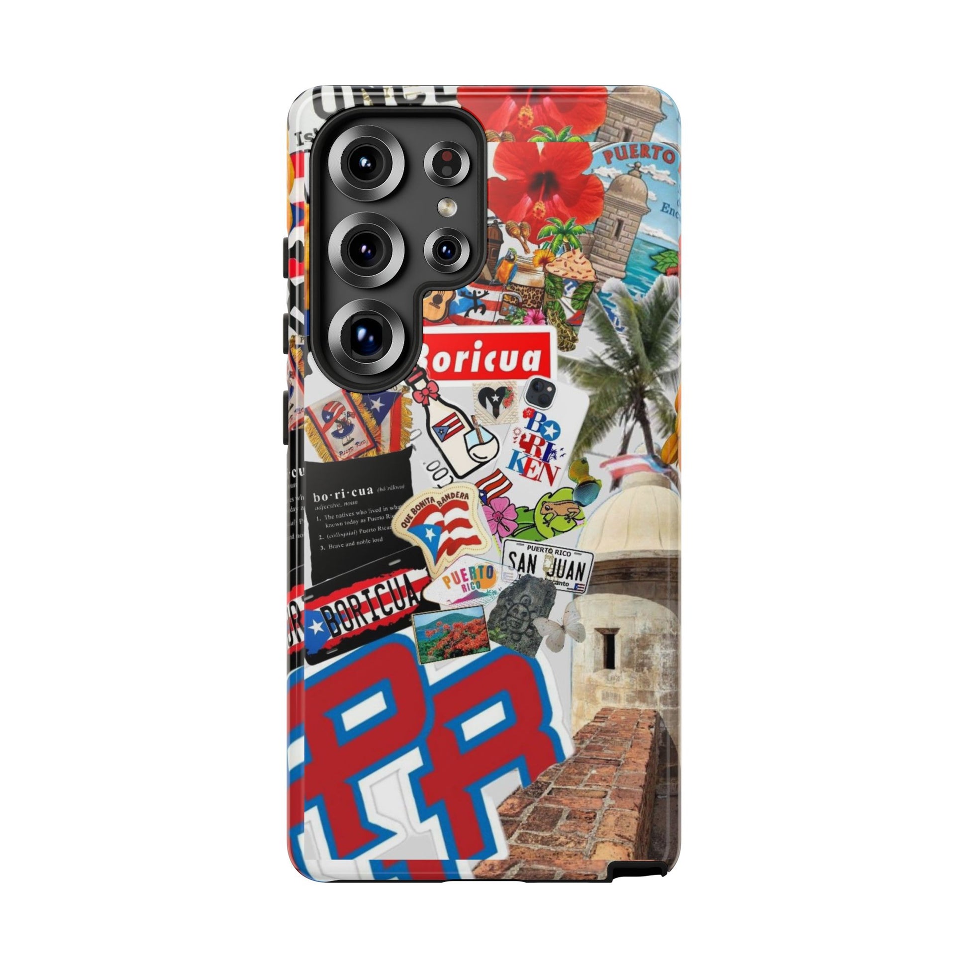 Puerto Rico Boricua Art Tough Cases for iPhones, Samsung, and Pixel