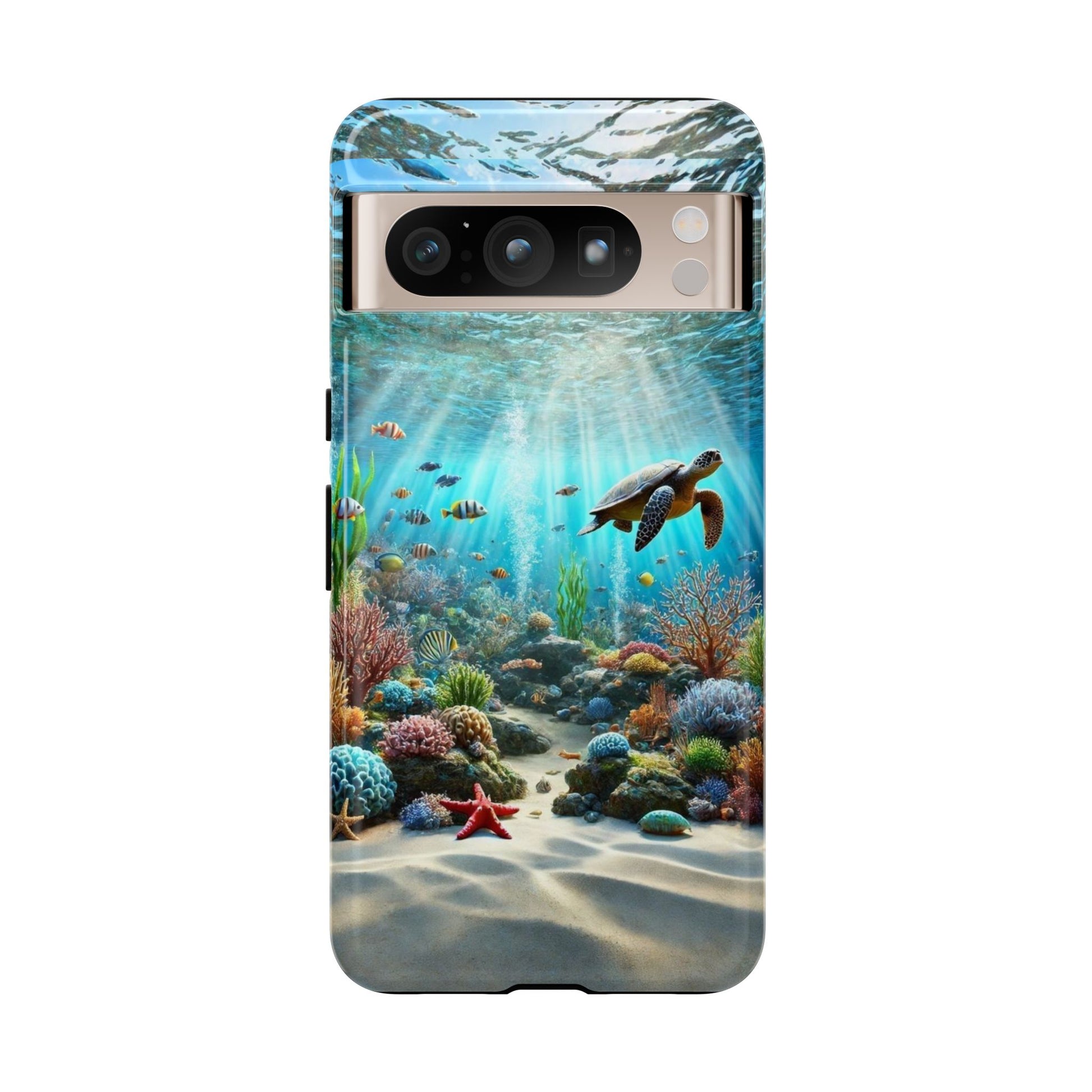 Under Sea Landscape Tough Cases for iPhones, Samsung, and Pixel