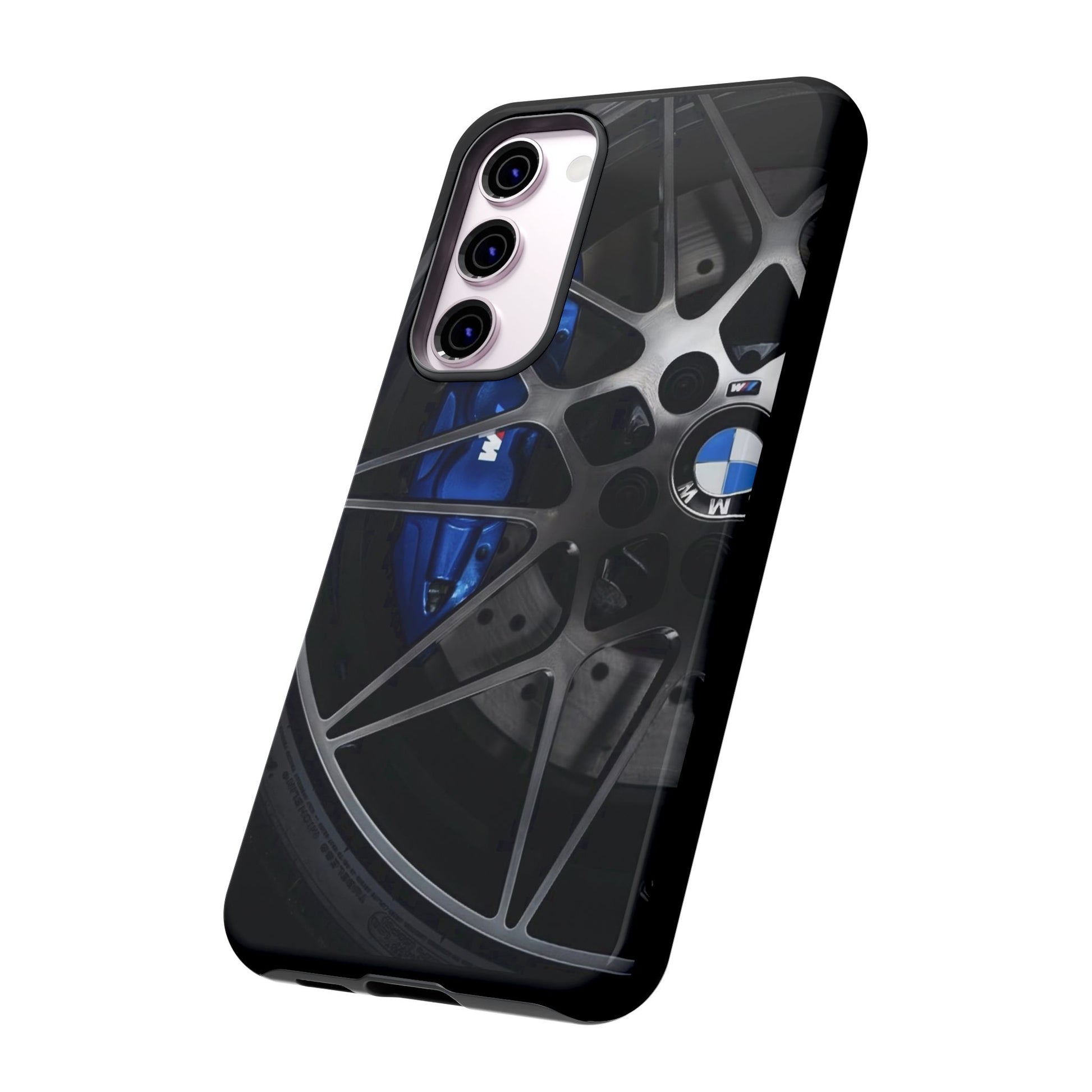 BMW M3 Racing Wheels Tough Cases for iPhones, Samsung, and Pixel