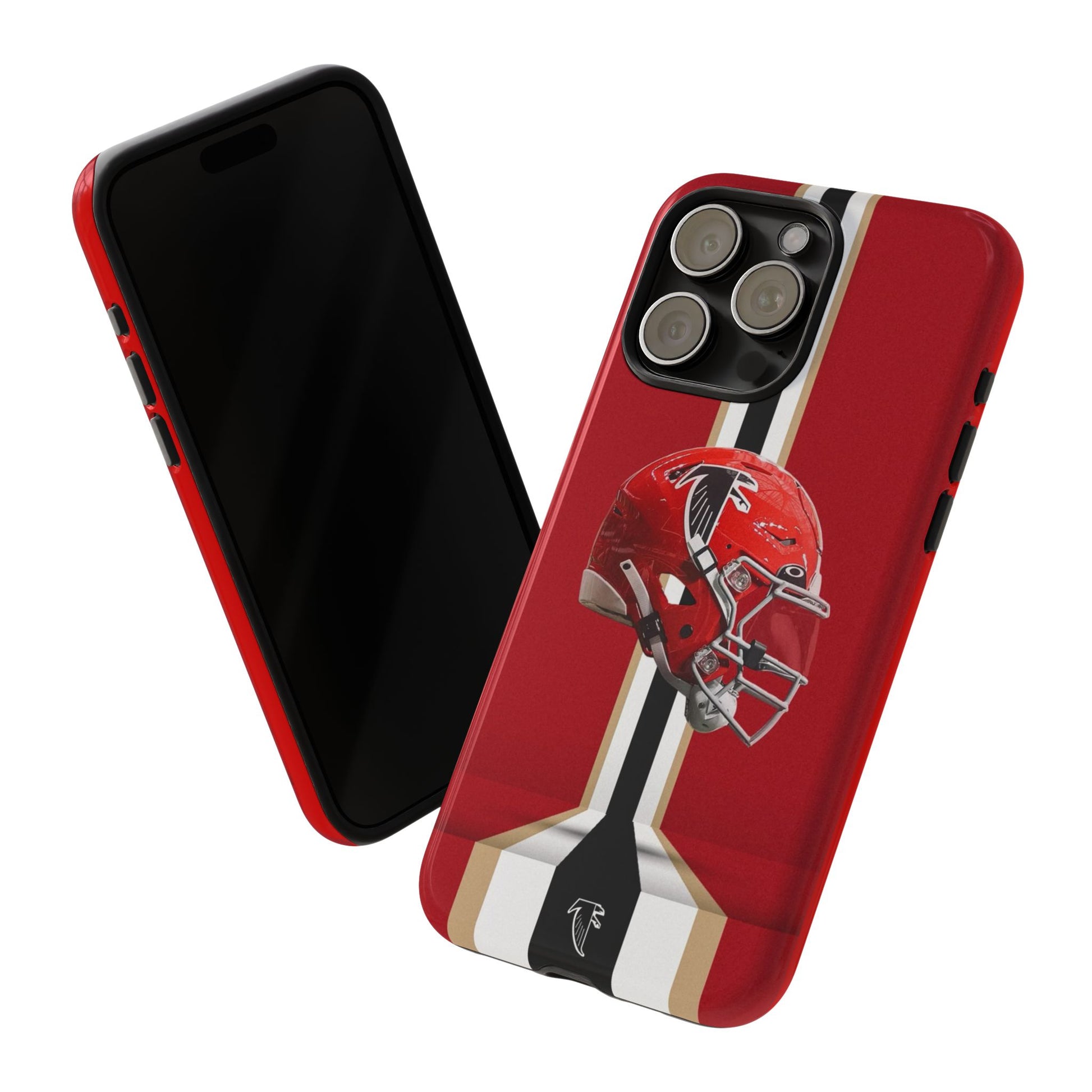 Atlanta Falcons Football Helmet Logo Tough Cases for iPhones, Samsung, and Pixel