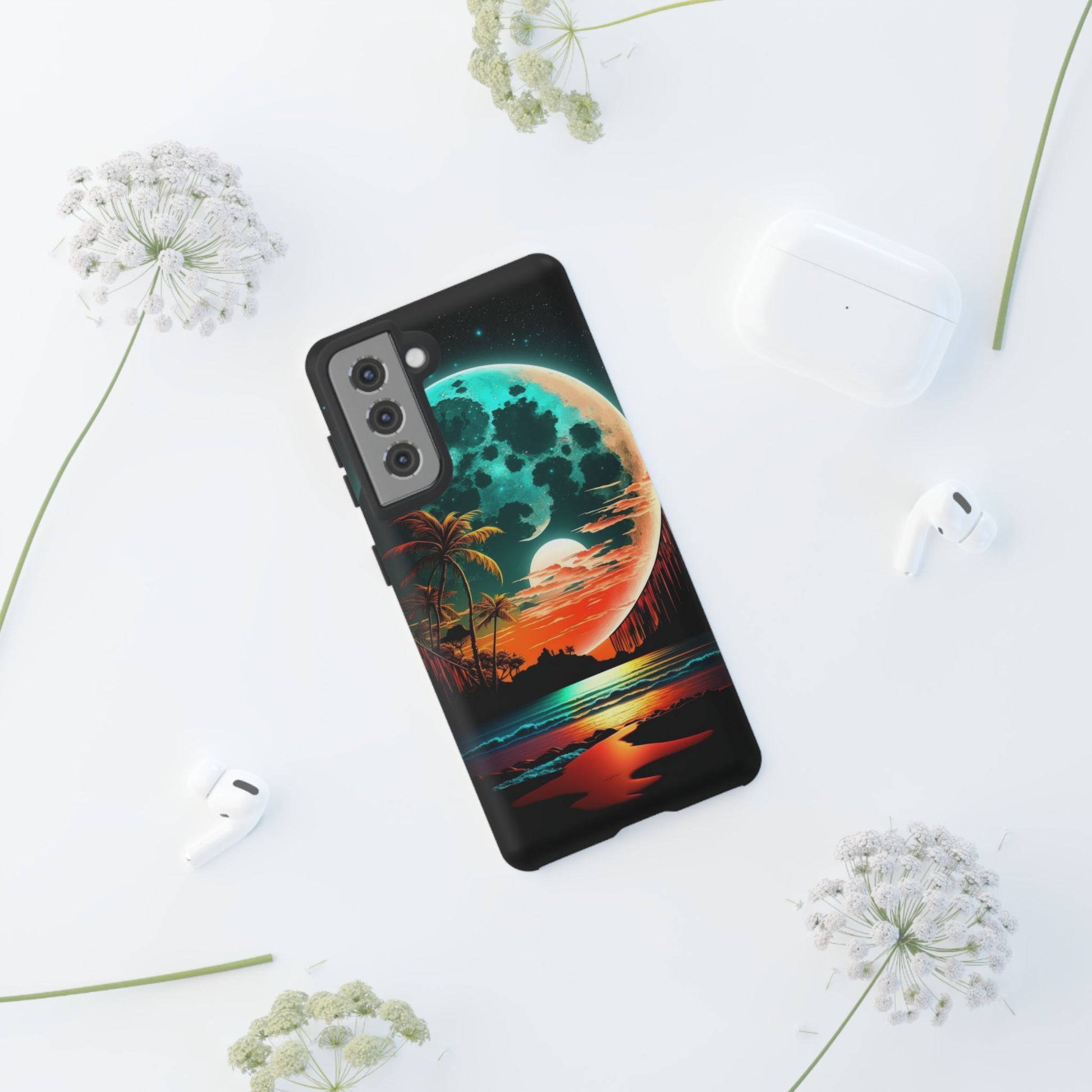 Fantasy Beach Sunset Landscape Phone Case for iPhone, Samsung Galaxy, & Pixel Phones