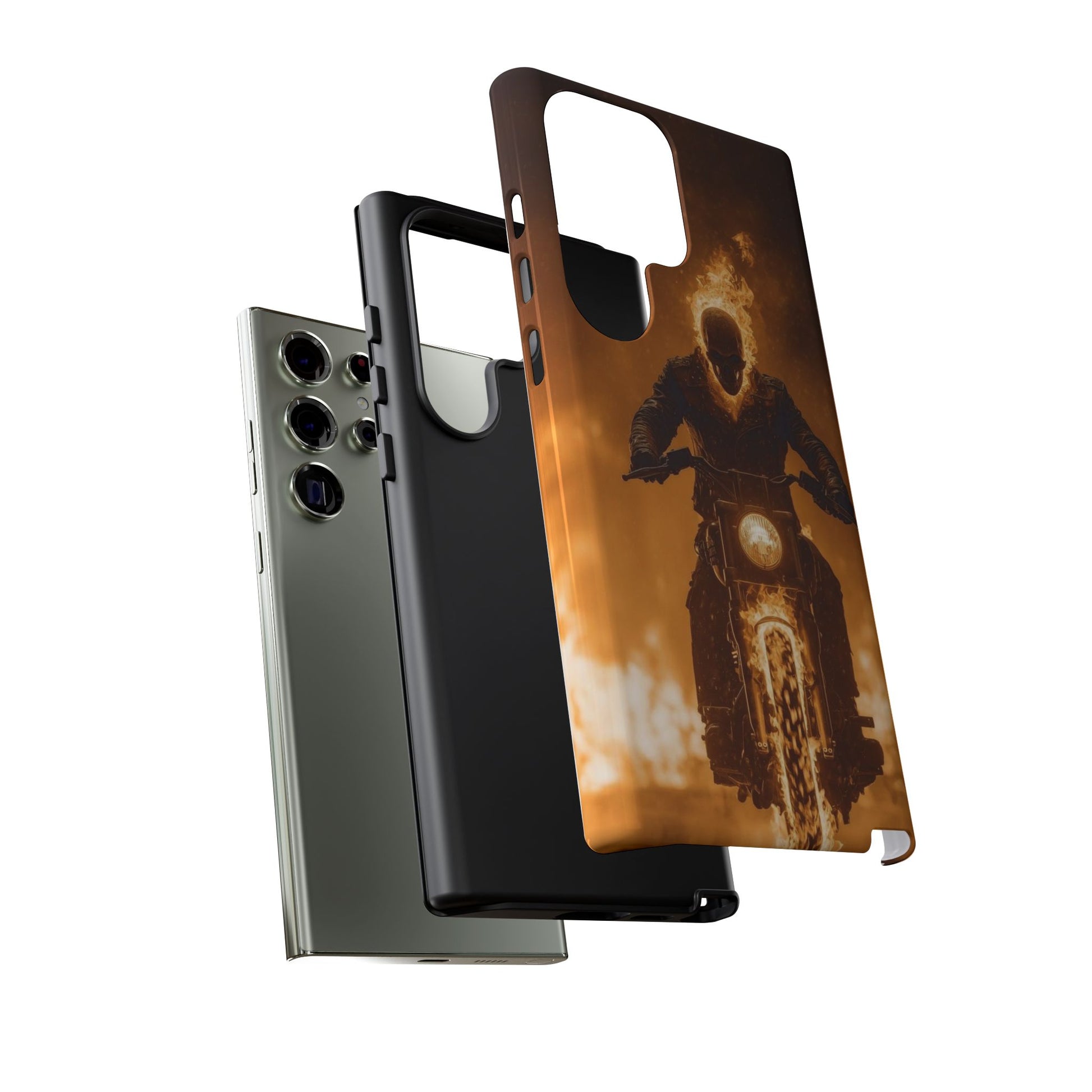 Marvel's Ghostrider Tough Cases for iPhones, Samsung, and Pixel