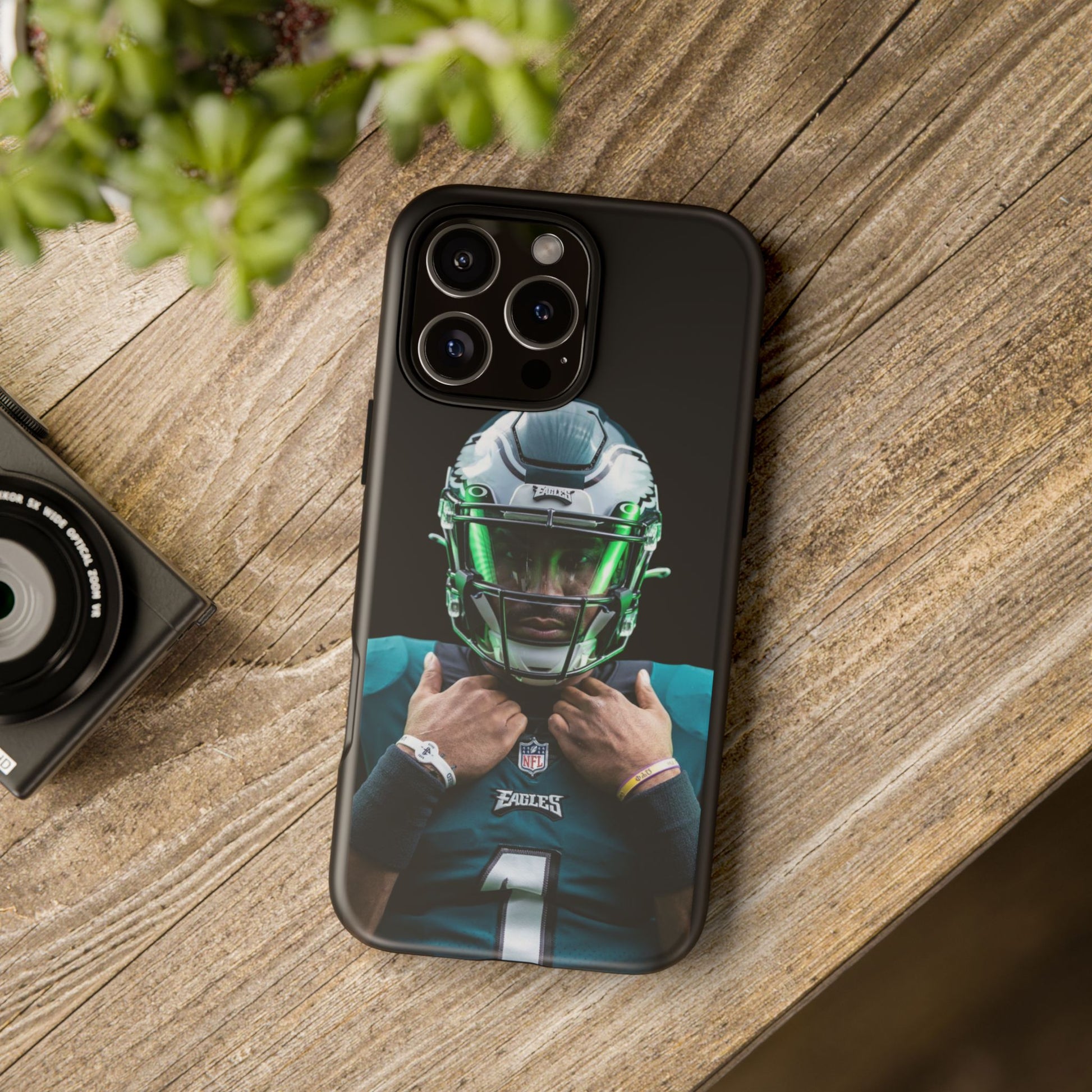 Eagles Football Jalen Hurts Tough Cases for iPhones, Samsung, and Pixel