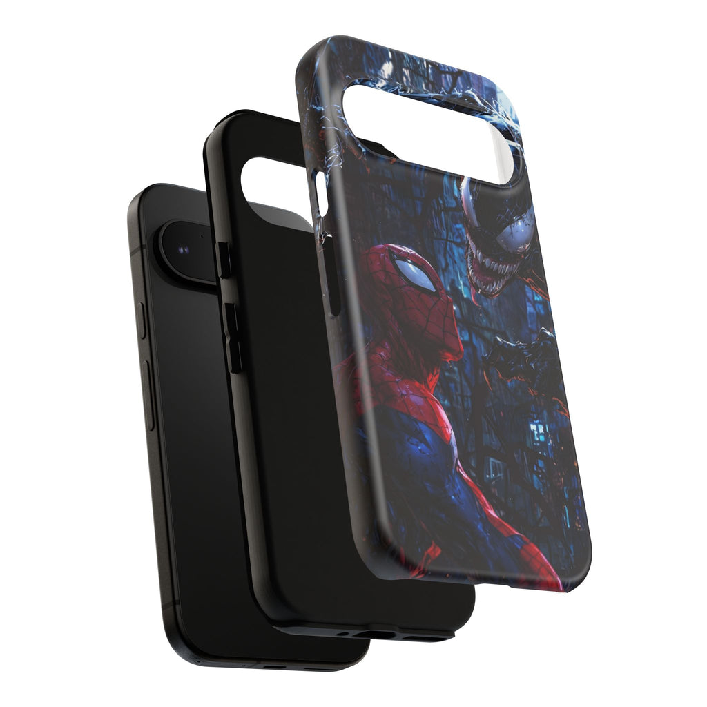 Venom x Spiderman Phone Case, Tough Cases for iPhones, Samsung, and Pixel