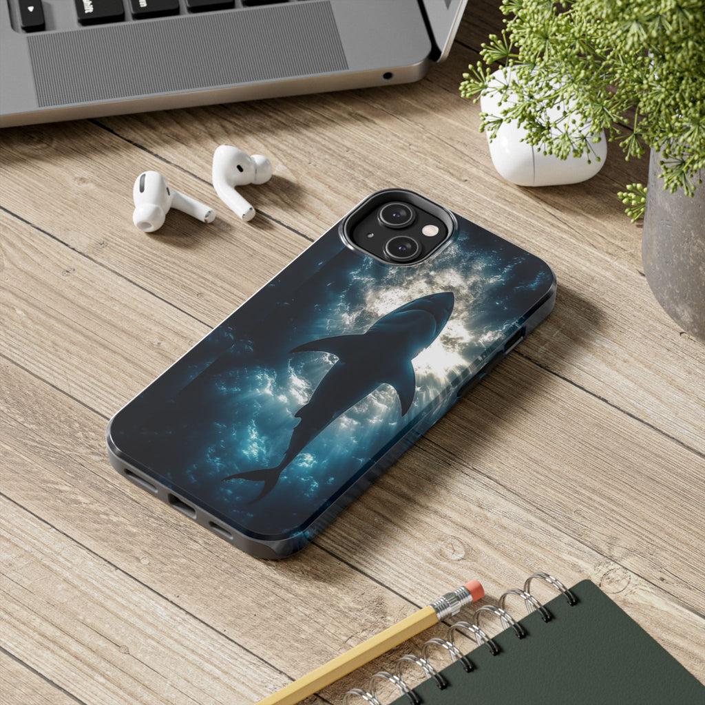 Great White Shark Themed Tough Phone Cases for Iphones & Samsung Phones