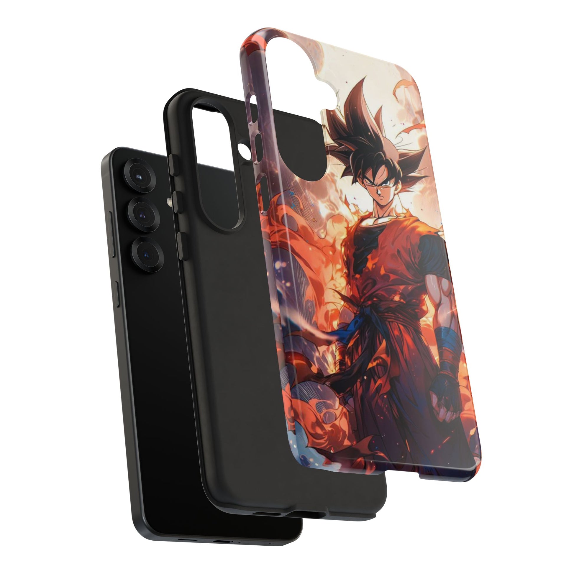 Anime Manga Dragon Ball Z Goku Tough Cases for iPhones, Samsung, and Pixel