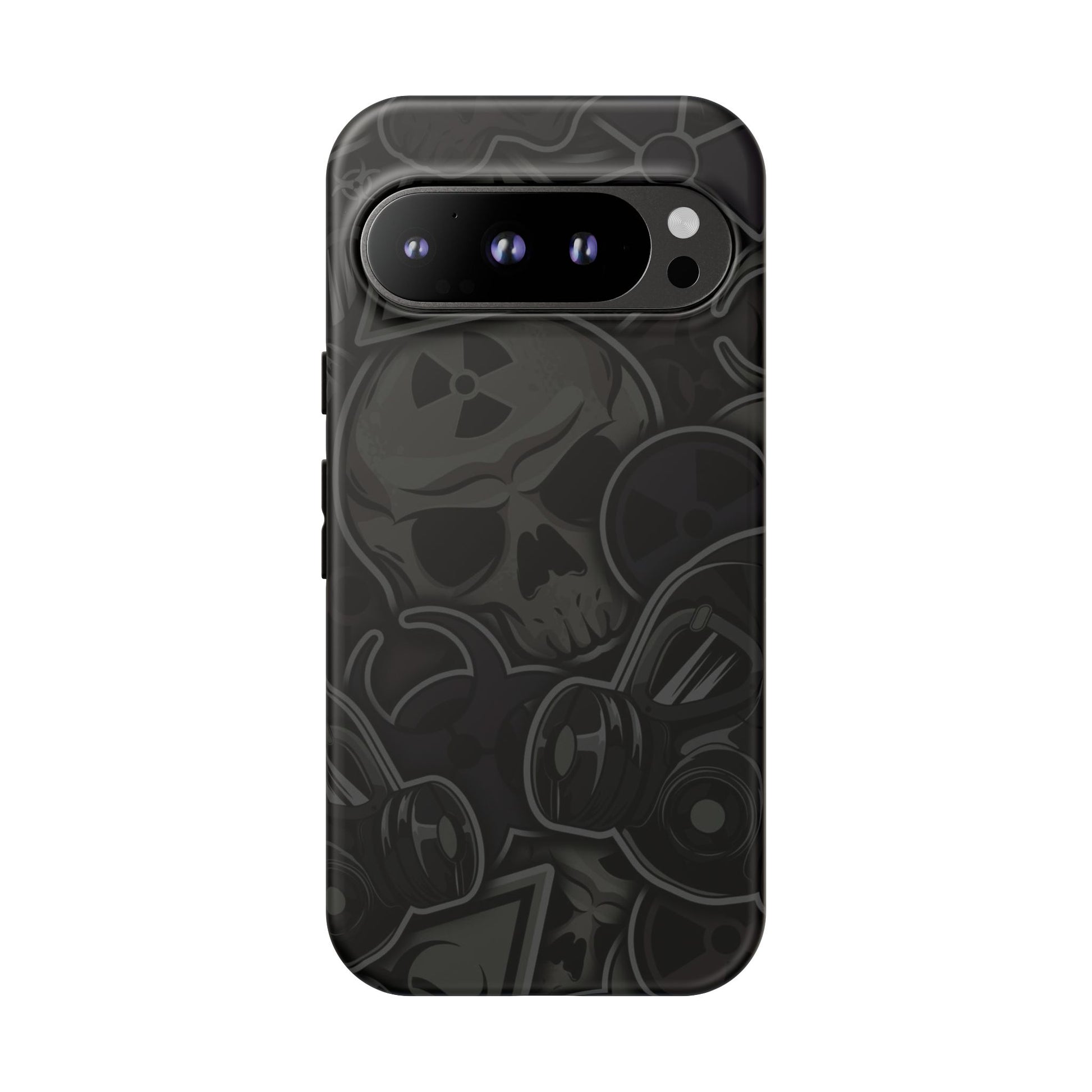 Tough Cases Phone Case, Edgy Skull Design Phone Cover, Gothic Cell Phone Shell